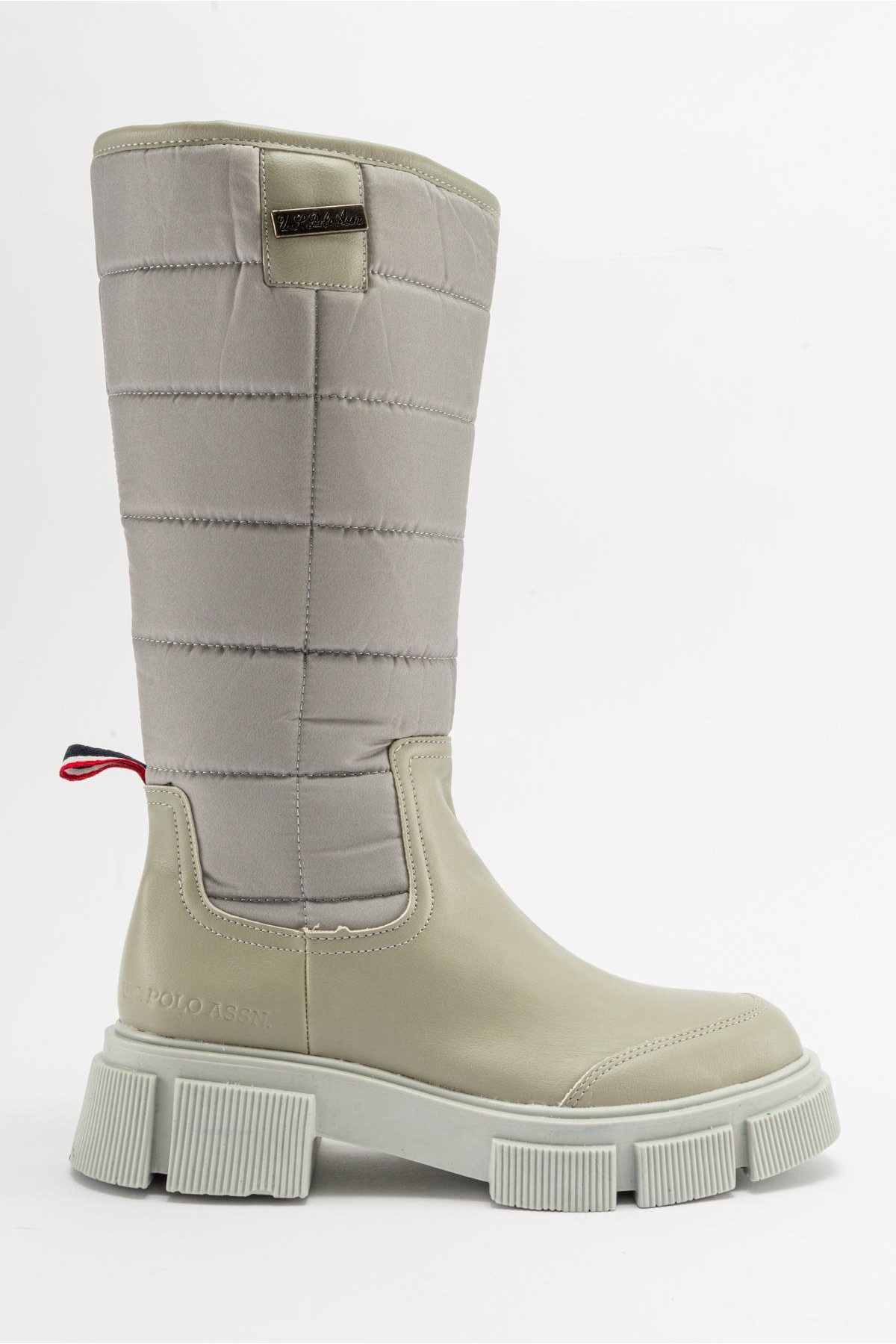 Kaydırmaz Taban Kadın Çizme YEŞİL - Görsel 3