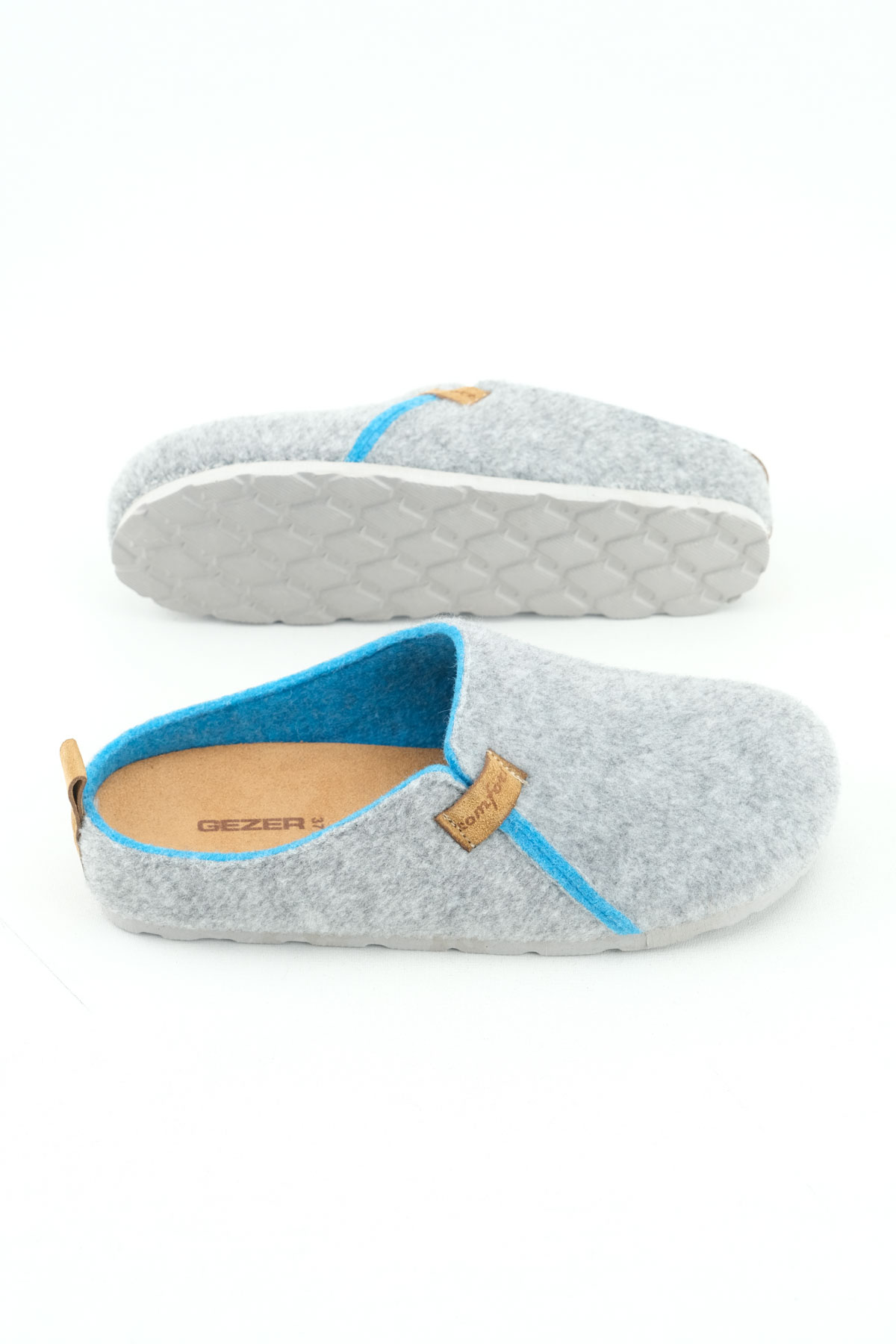 Kışlık Keçe Comfort Taban Kadın Ev Bahçe Terlik - Görsel 6