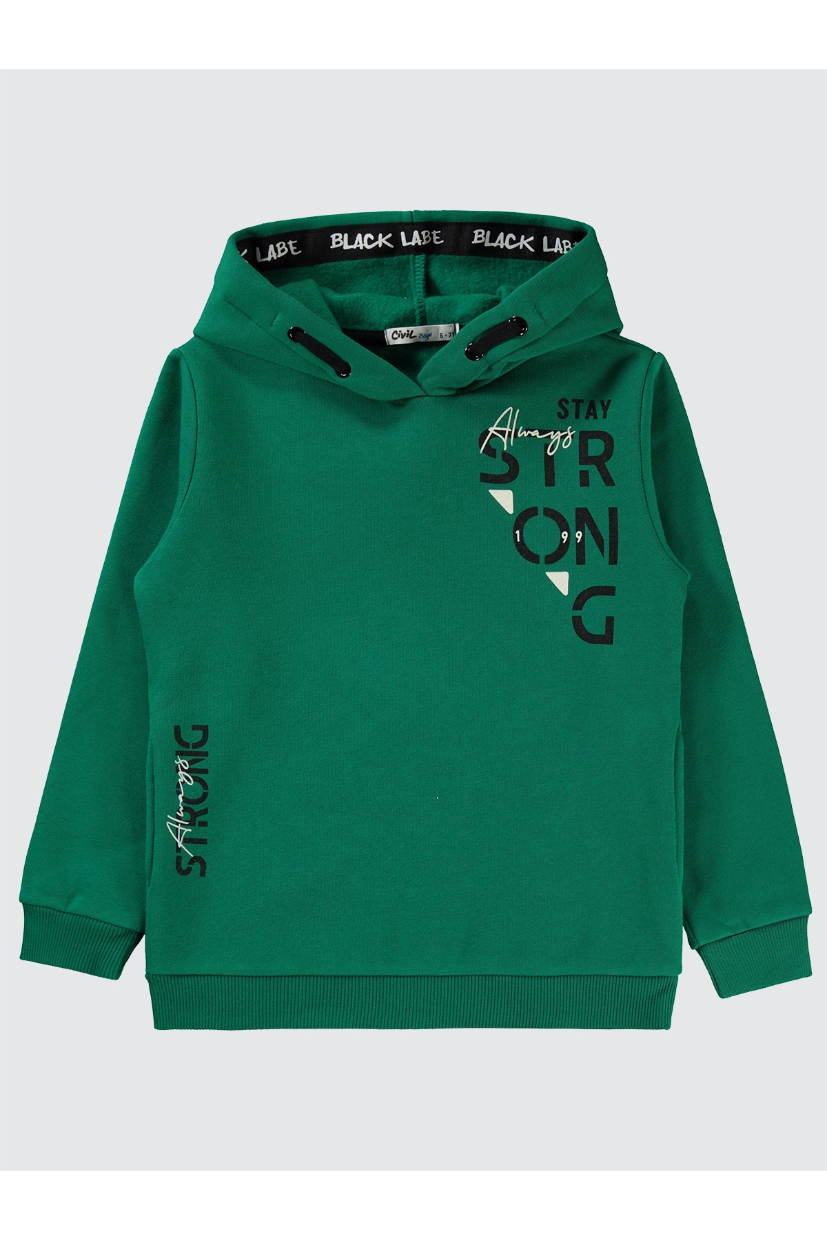 Erkek Çocuk Sweatshirt 6-9 Yaş  Çam Yeşili