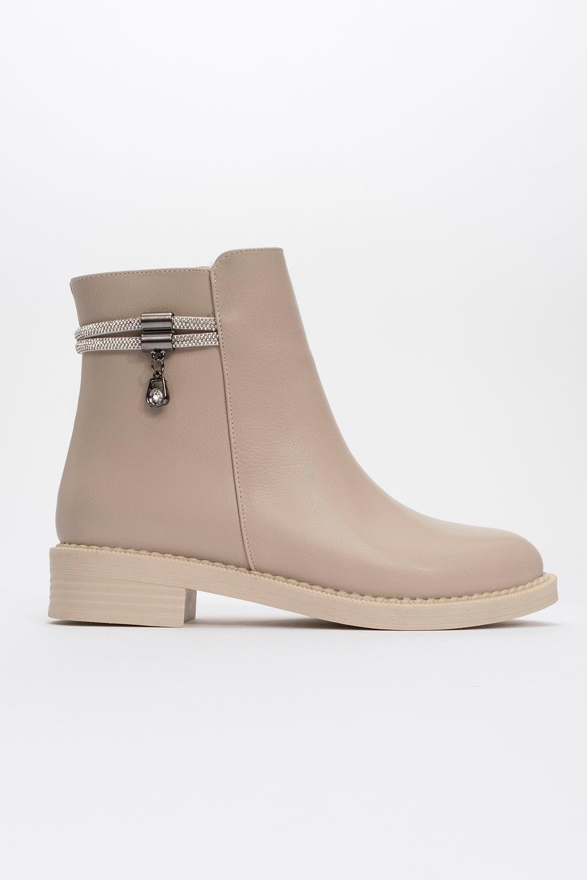 Kaydırmaz Taşlı Bot TEN CİLT - Görsel 3