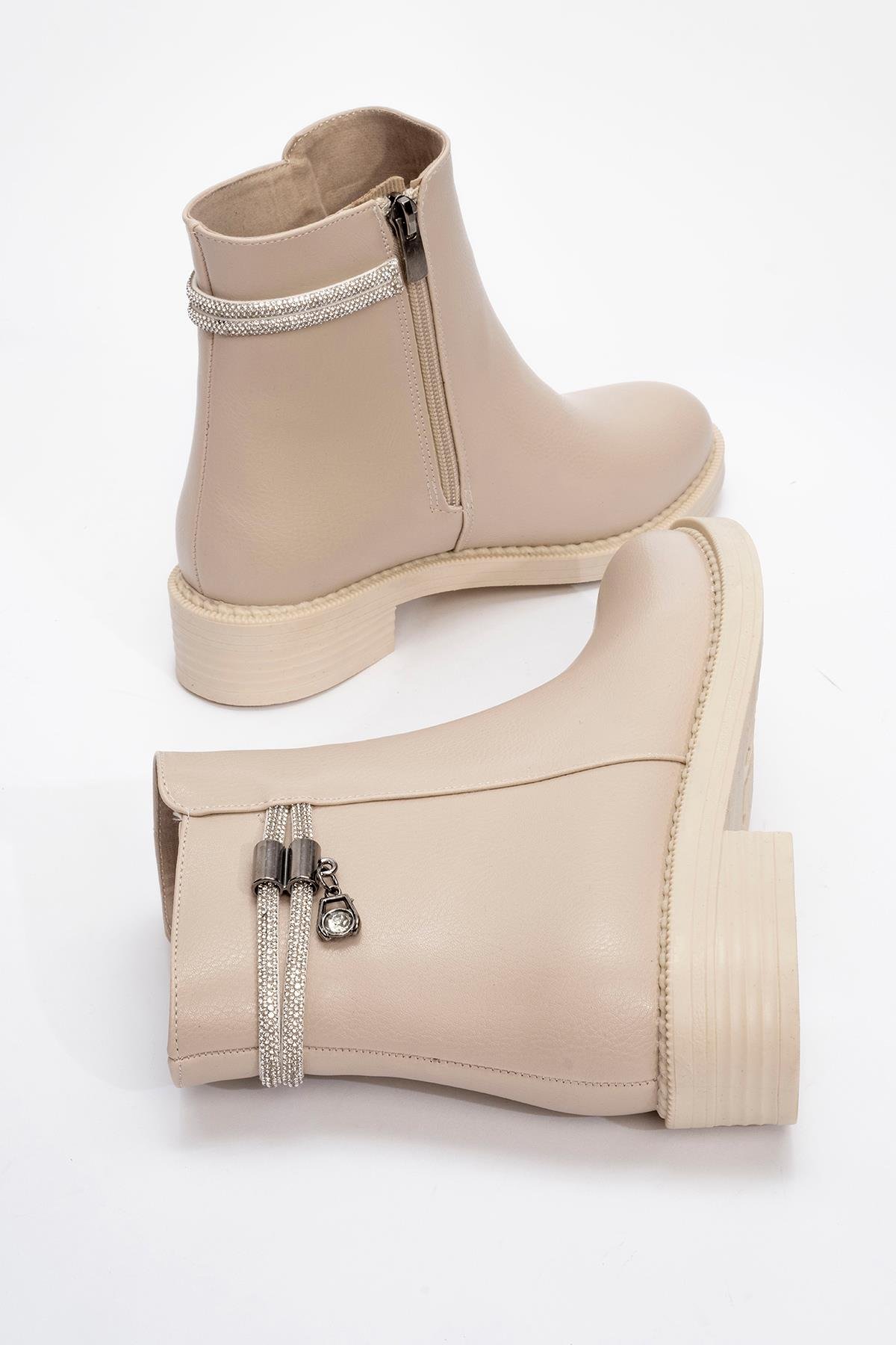 Kaydırmaz Taşlı Bot TEN CİLT - Görsel 5