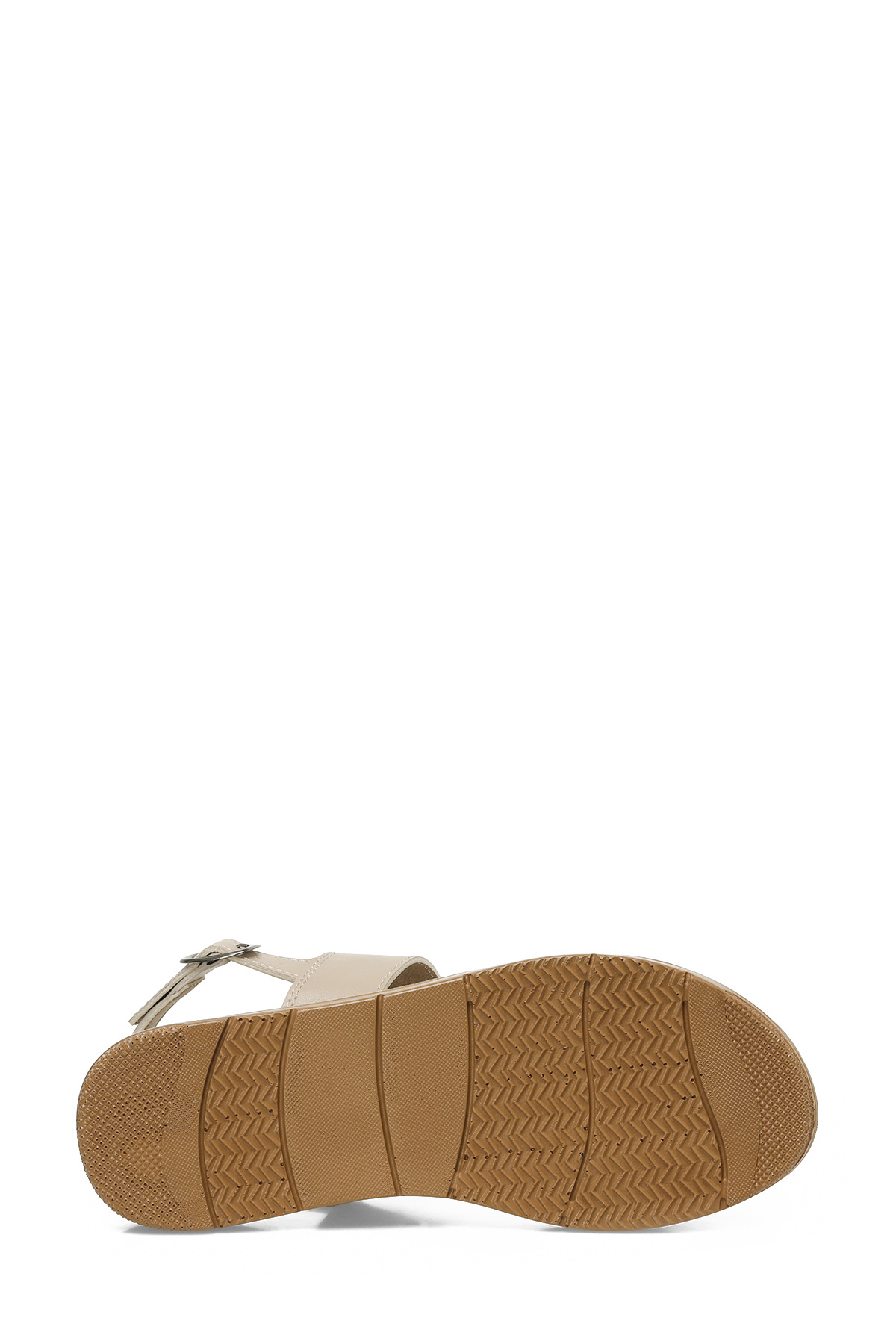 323688.Z 5FX Bej Kadın Düz Sandalet - Görsel 7