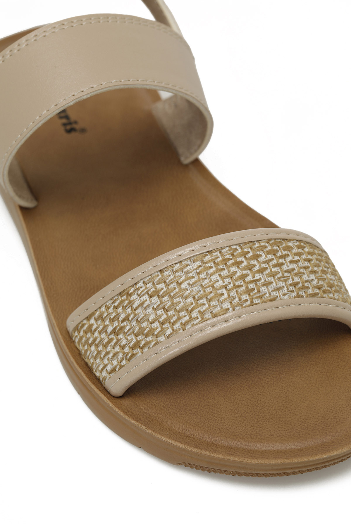 323688.Z 5FX Bej Kadın Düz Sandalet - Görsel 8