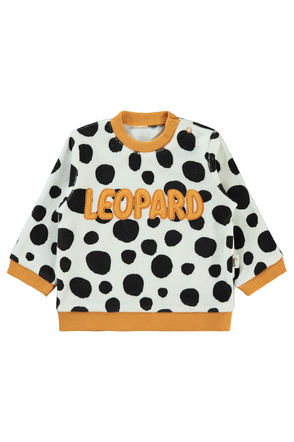 Kız Bebek Sweatshirt 6-18 Ay Koyu Hardal