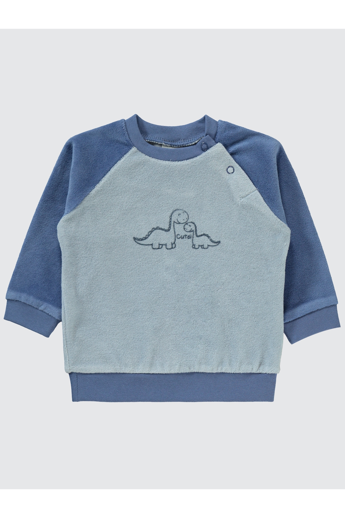 Erkek Bebek Sweatshirt 6-18 Ay İndigo