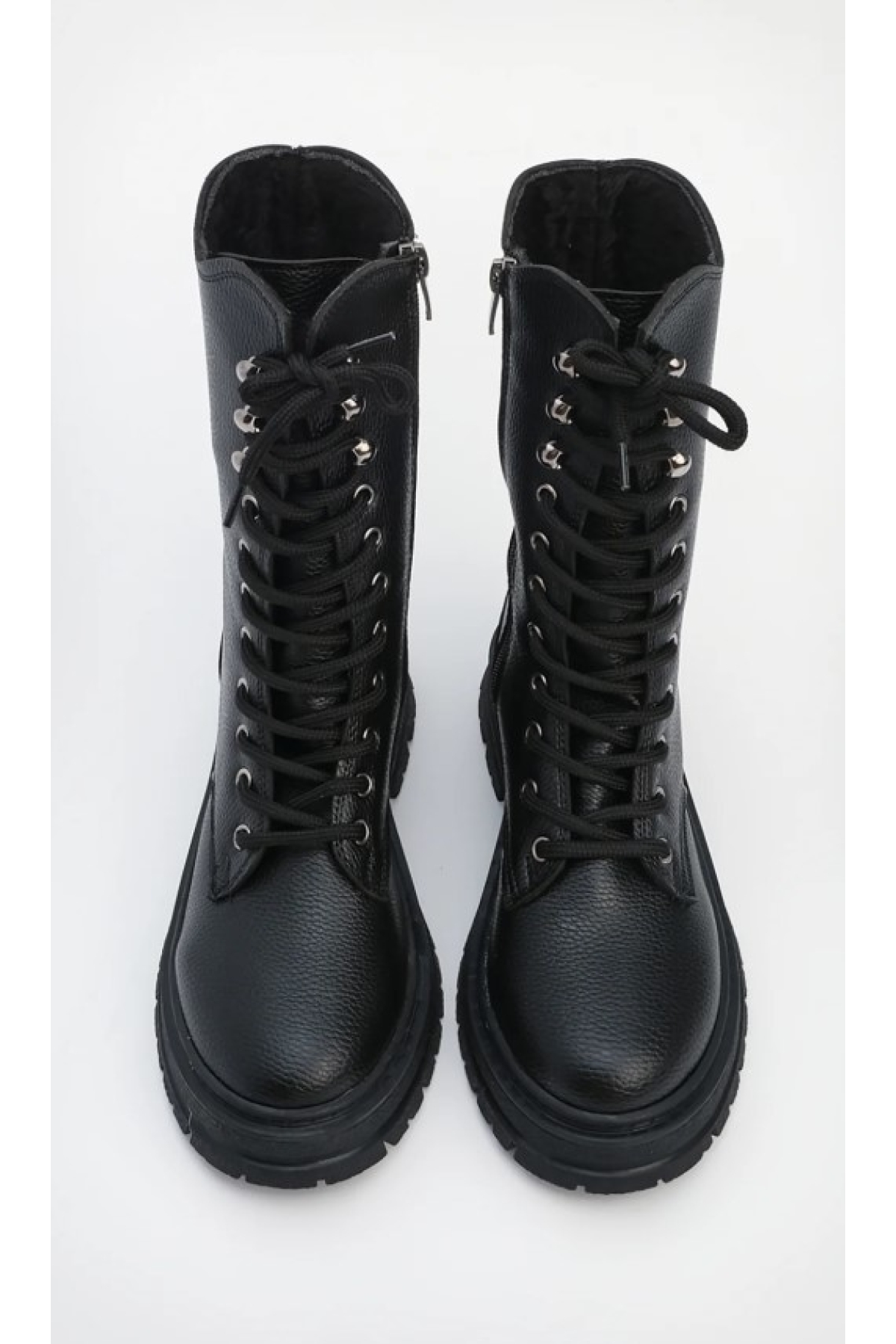 Düz Kaymaz Taban Postal Kadın Bot - Görsel 8