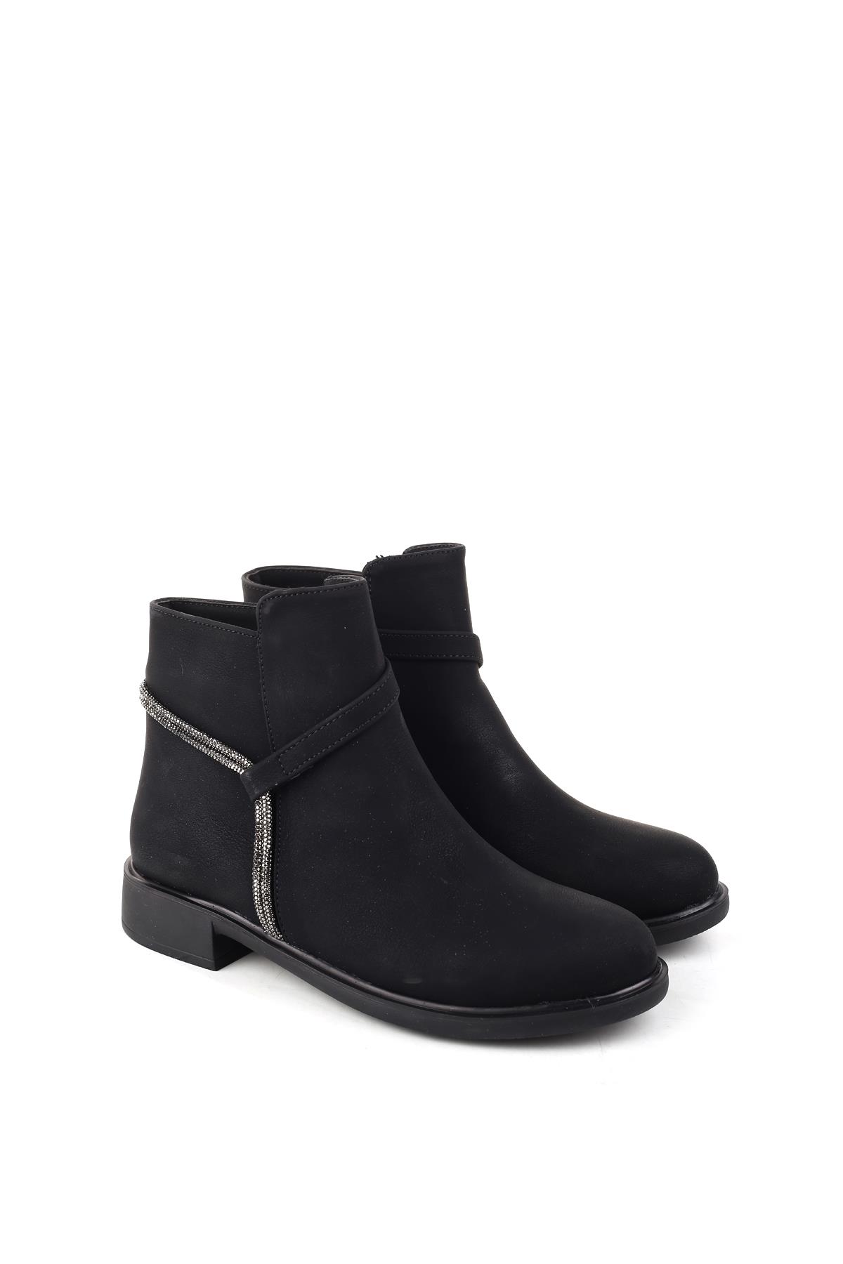 4196 Fermuarlı Termo Taban Günlük Kadın Bot - Görsel 3