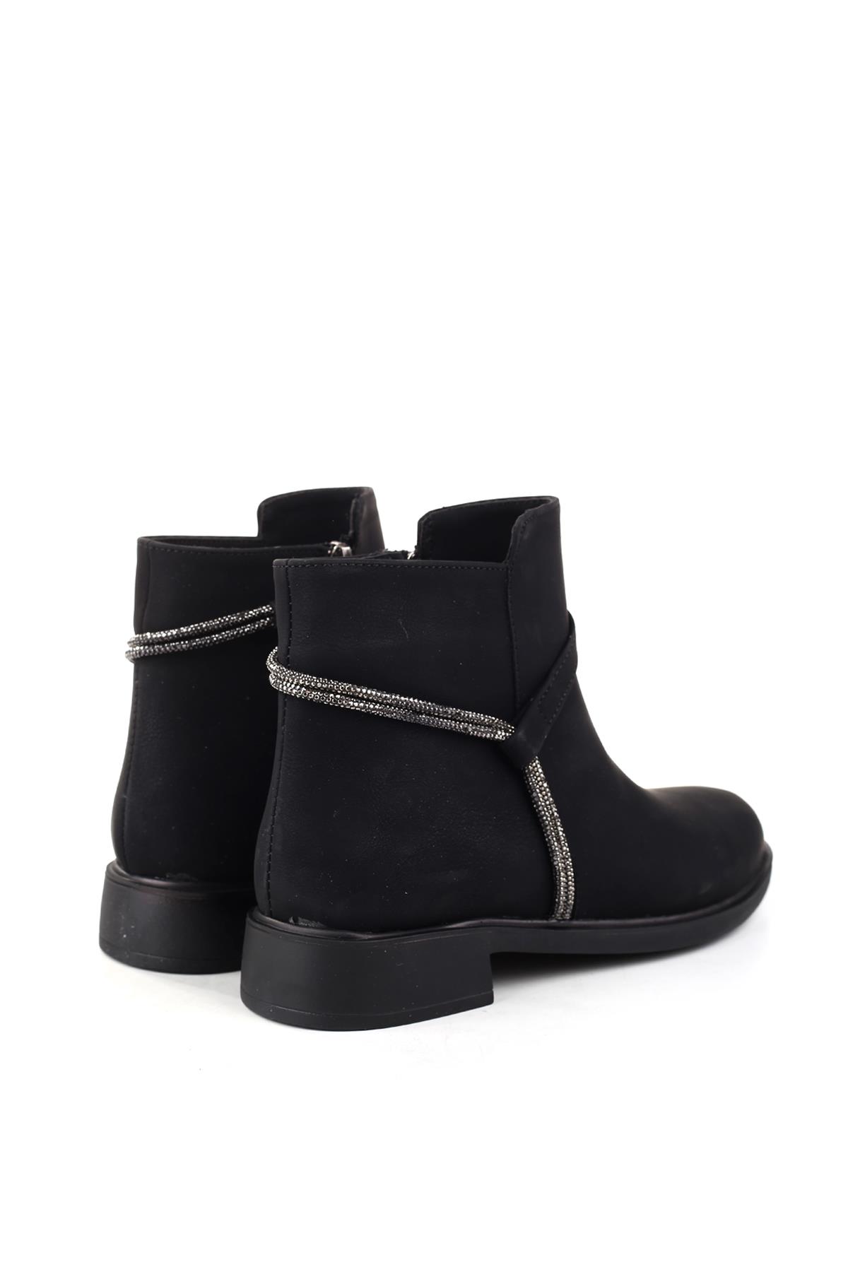 4196 Fermuarlı Termo Taban Günlük Kadın Bot - Görsel 5