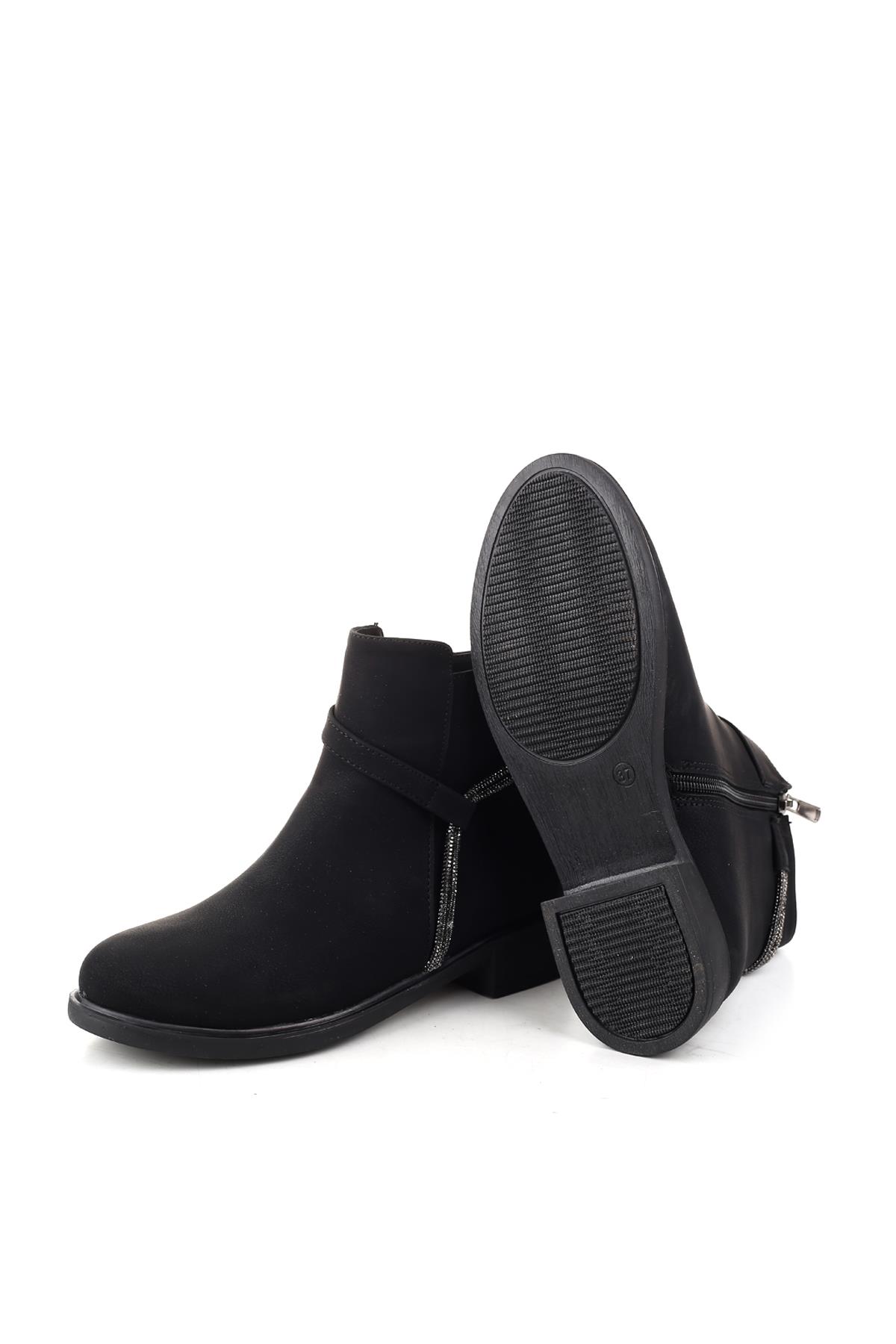4196 Fermuarlı Termo Taban Günlük Kadın Bot - Görsel 6