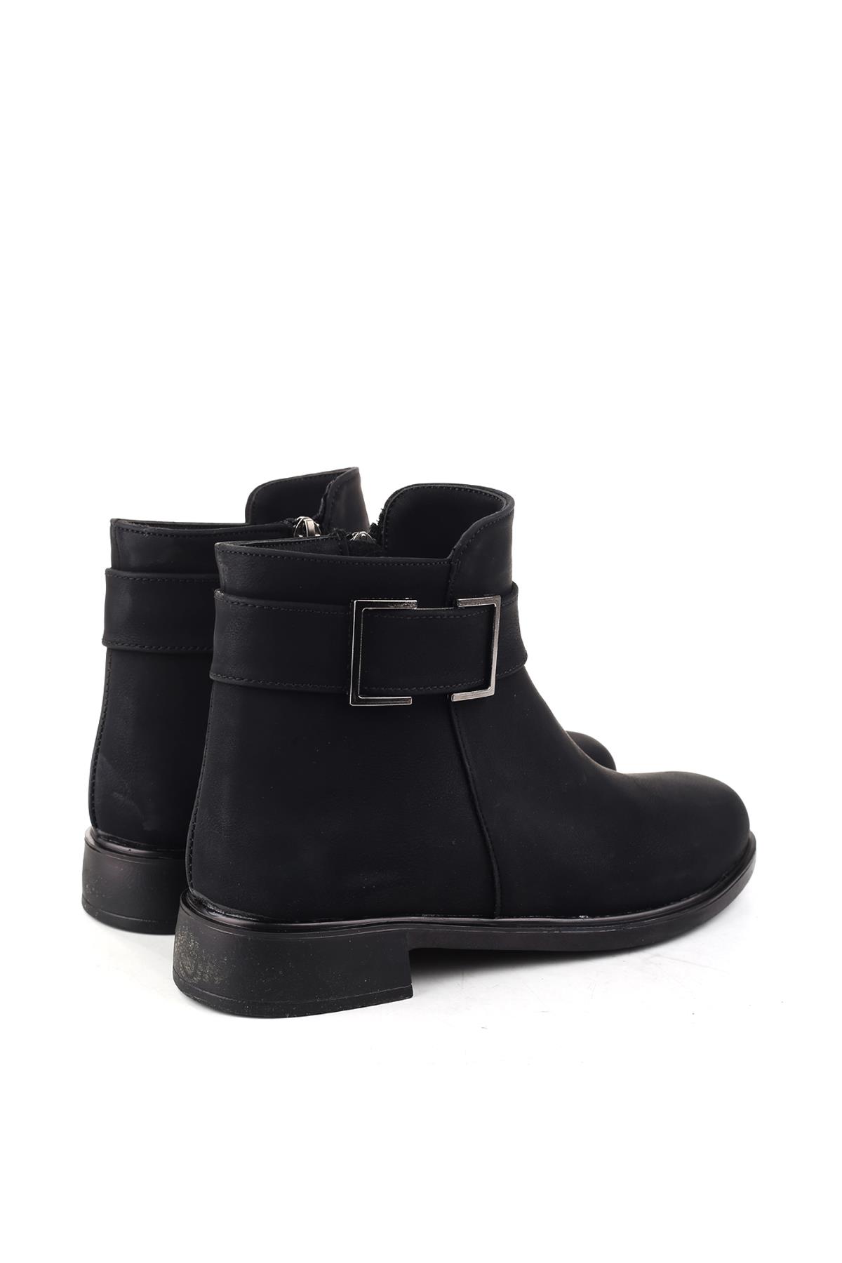 4197 Fermuarlı Termo Taban Günlük Kadın Bot - Görsel 5