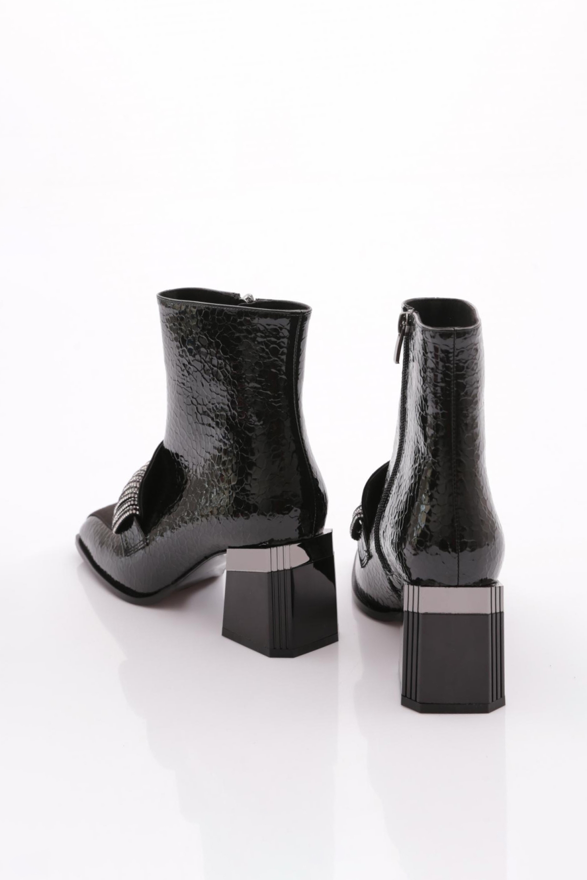 603 Kadin Topuklu Bot - Görsel 4