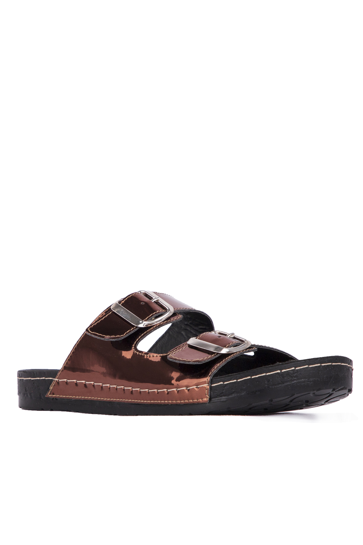 473 Kadın Terlik Bronz - Görsel 3