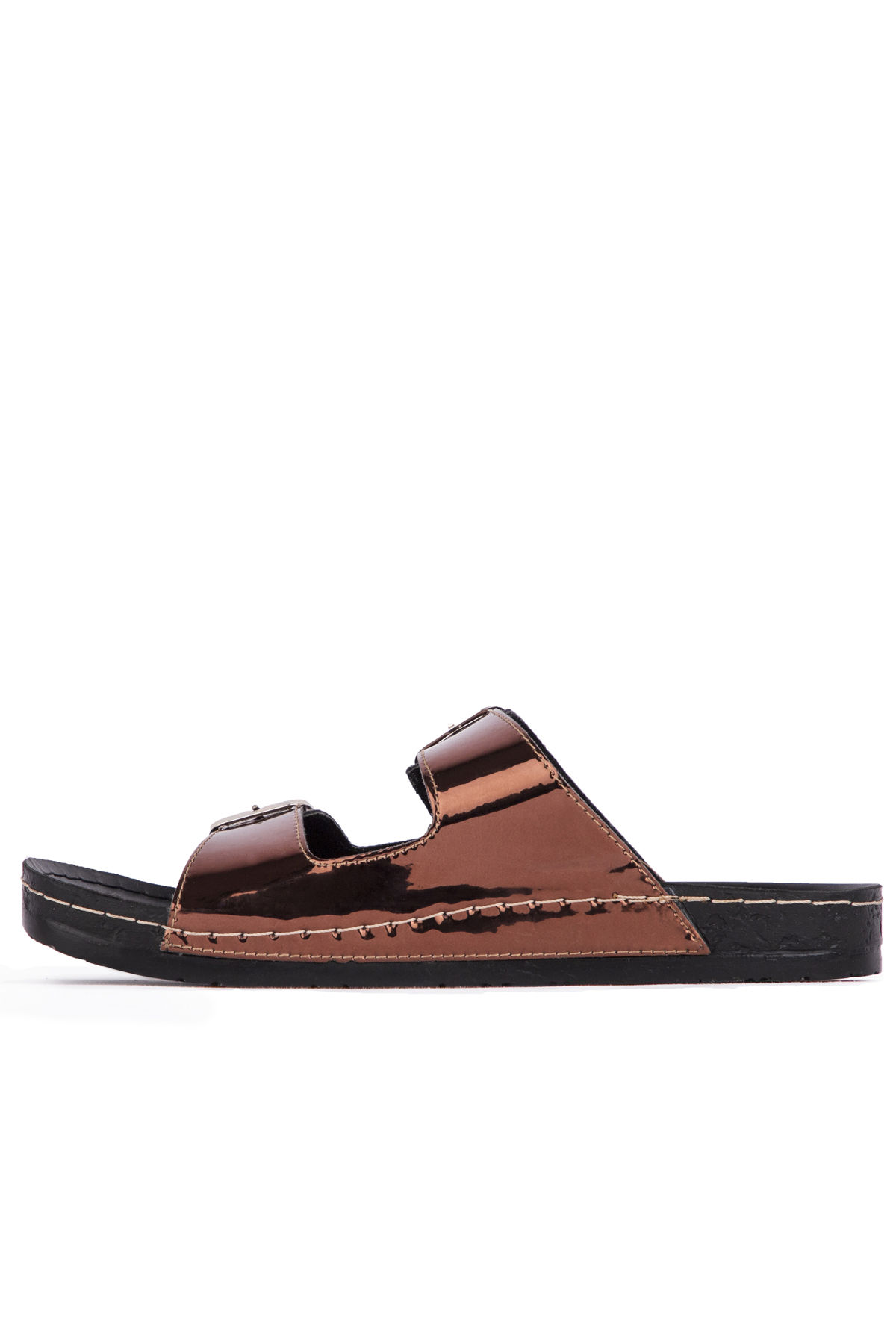 473 Kadın Terlik Bronz - Görsel 5