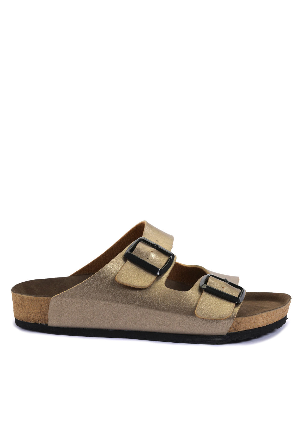 LENS Kadın Terlik Altın - Görsel 2