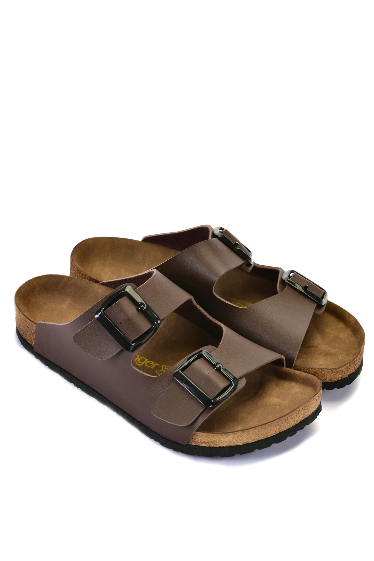 LENS Kadın Terlik Kahve - Görsel 3