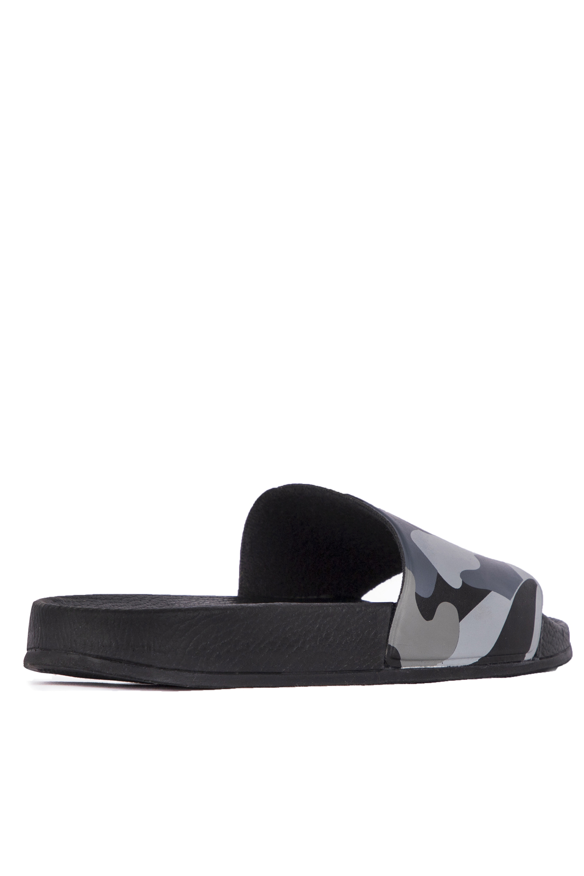 FALLOW Erkek Terlik Siyah Kamuflaj - Görsel 4