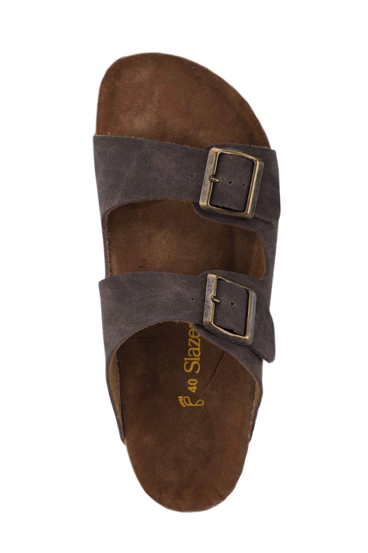 LENS Erkek Terlik Kahve Nubuk - Görsel 6