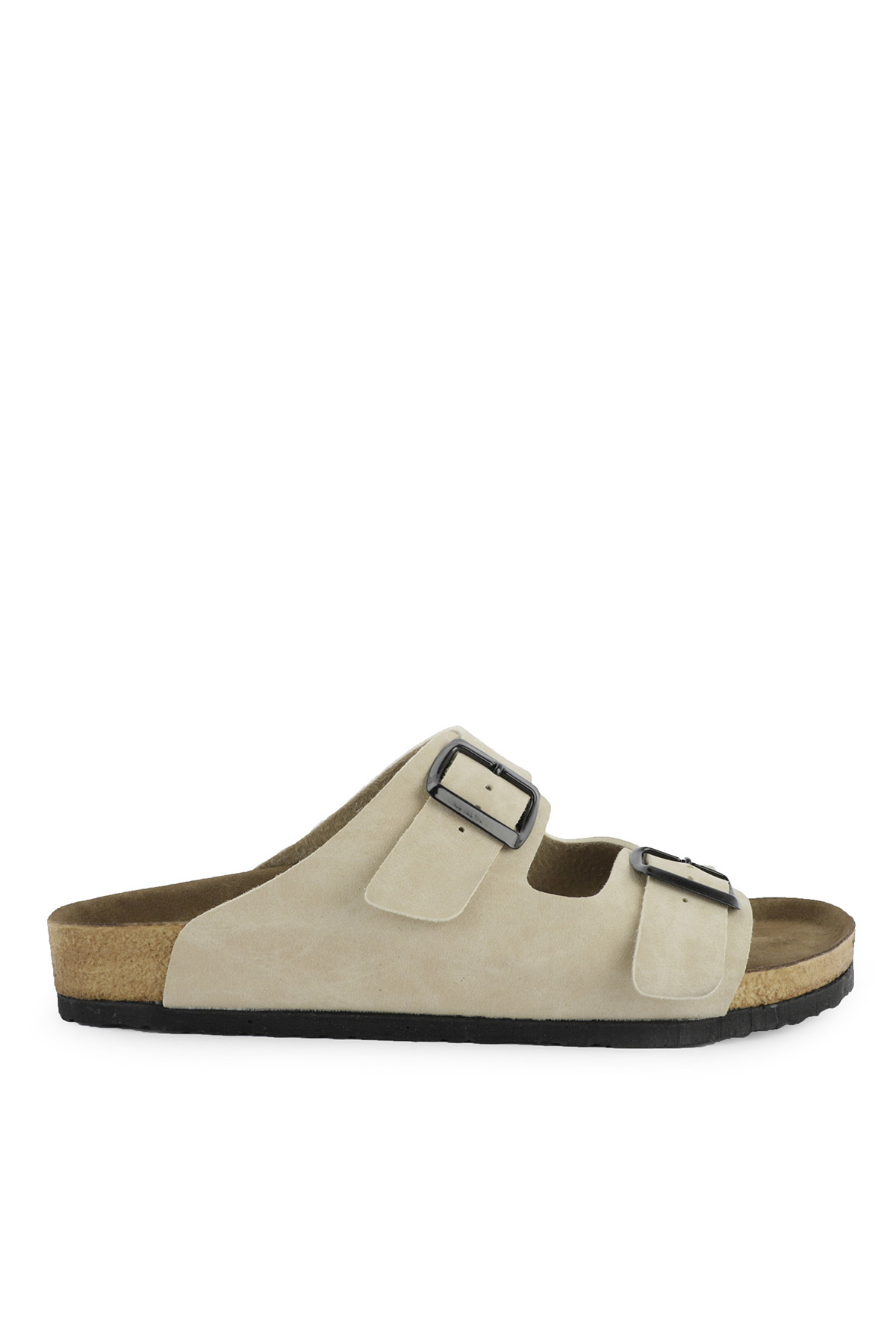 LENS Erkek Terlik Bej Nubuk - Görsel 2