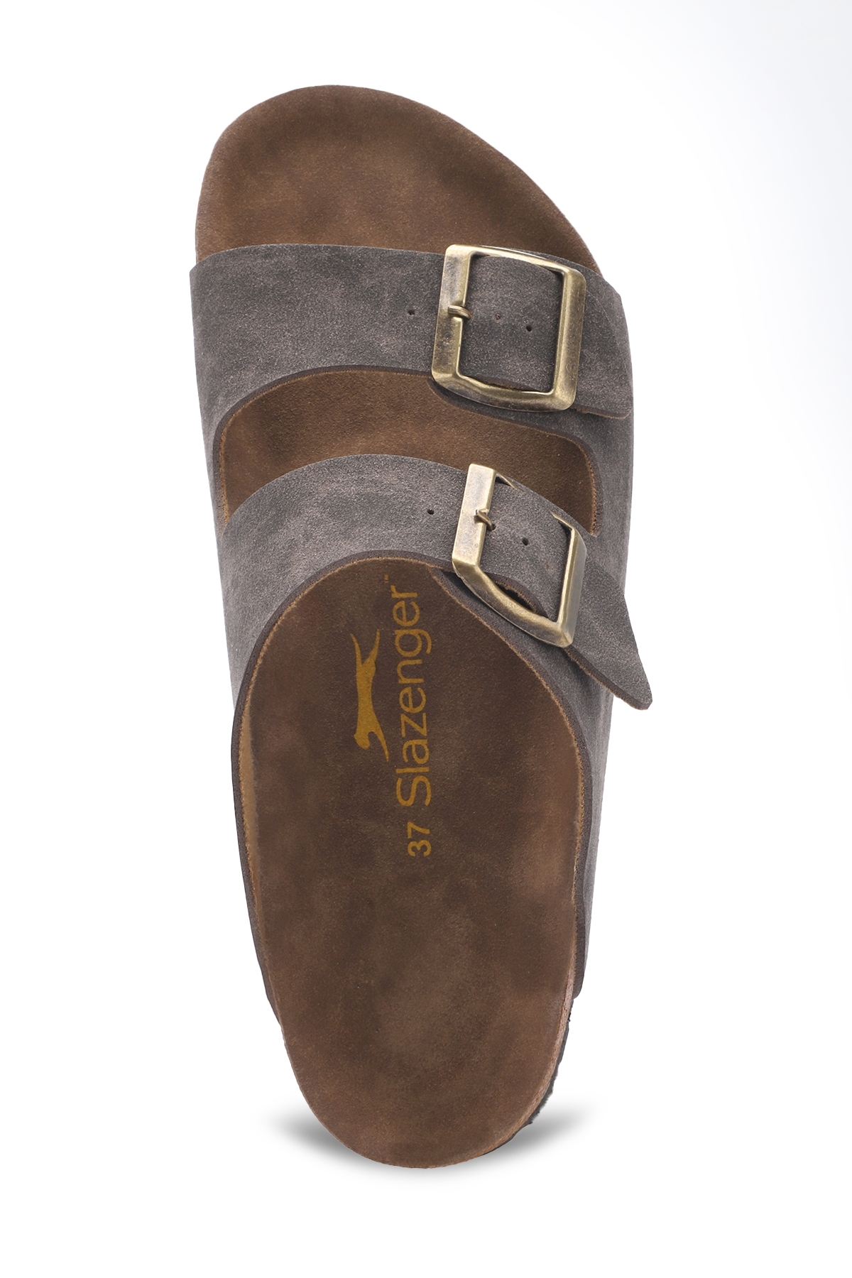 LENS Kadın Terlik Kahve Nubuk - Görsel 6