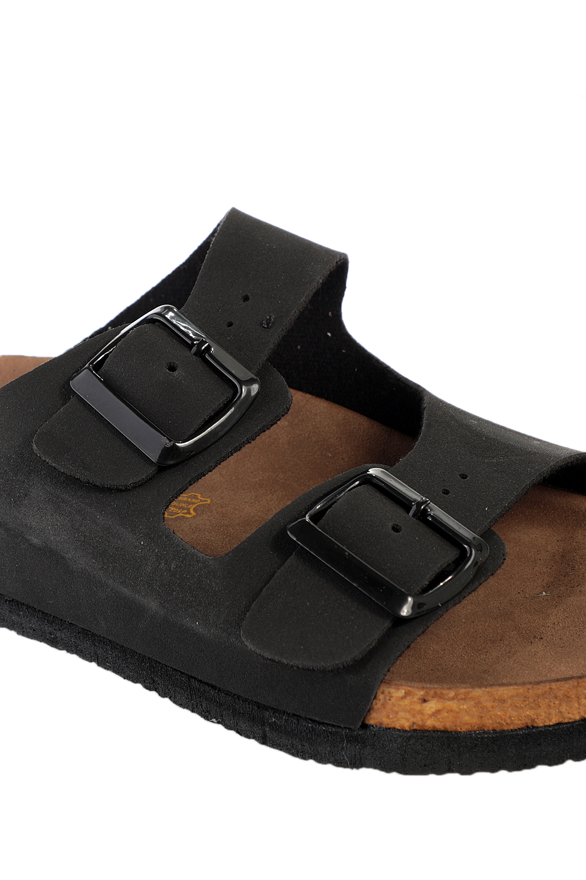 LENS Kadın Terlik Siyah Nubuk - Görsel 5