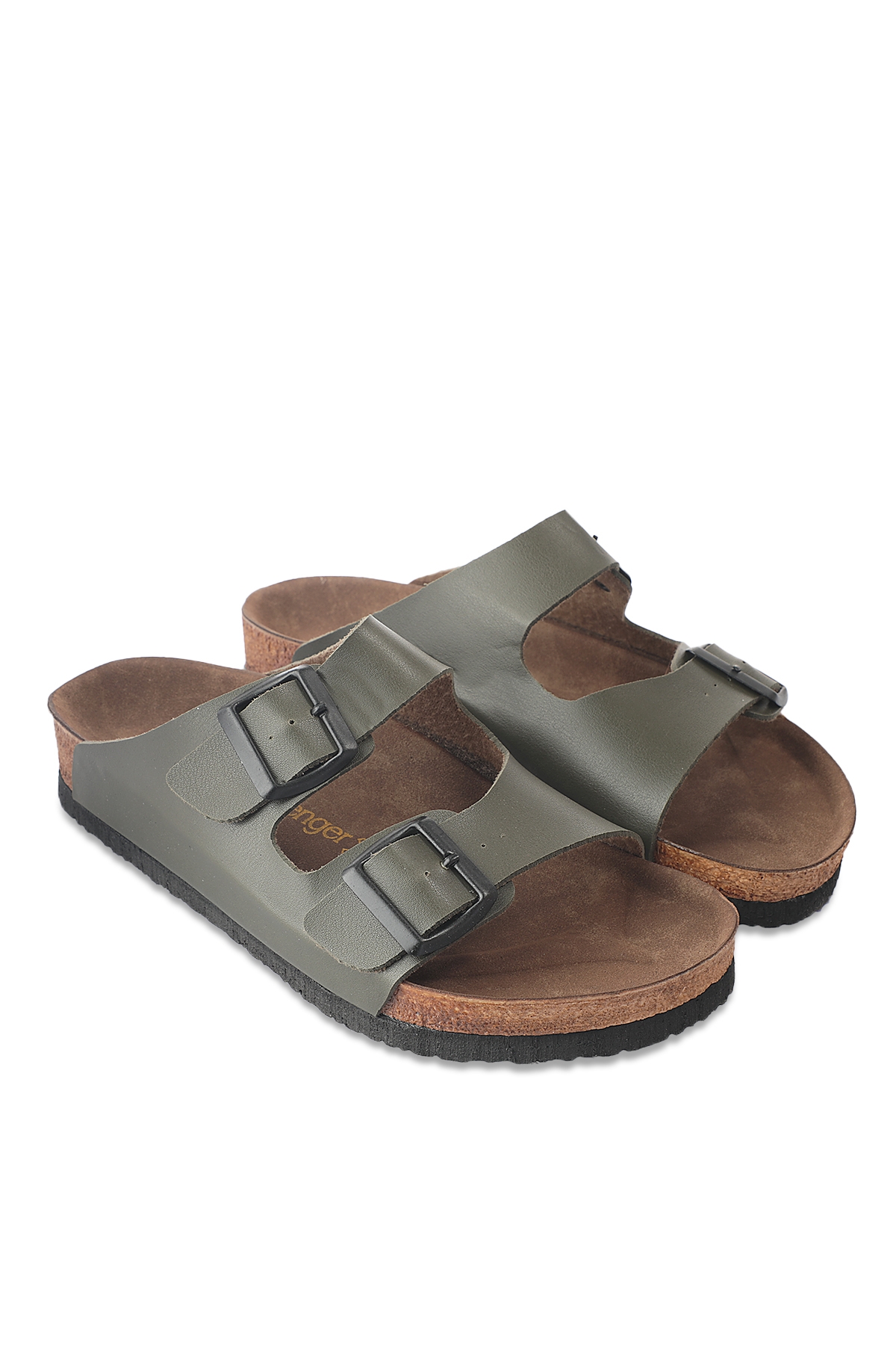 LENS Kadın Terlik Haki - Görsel 4