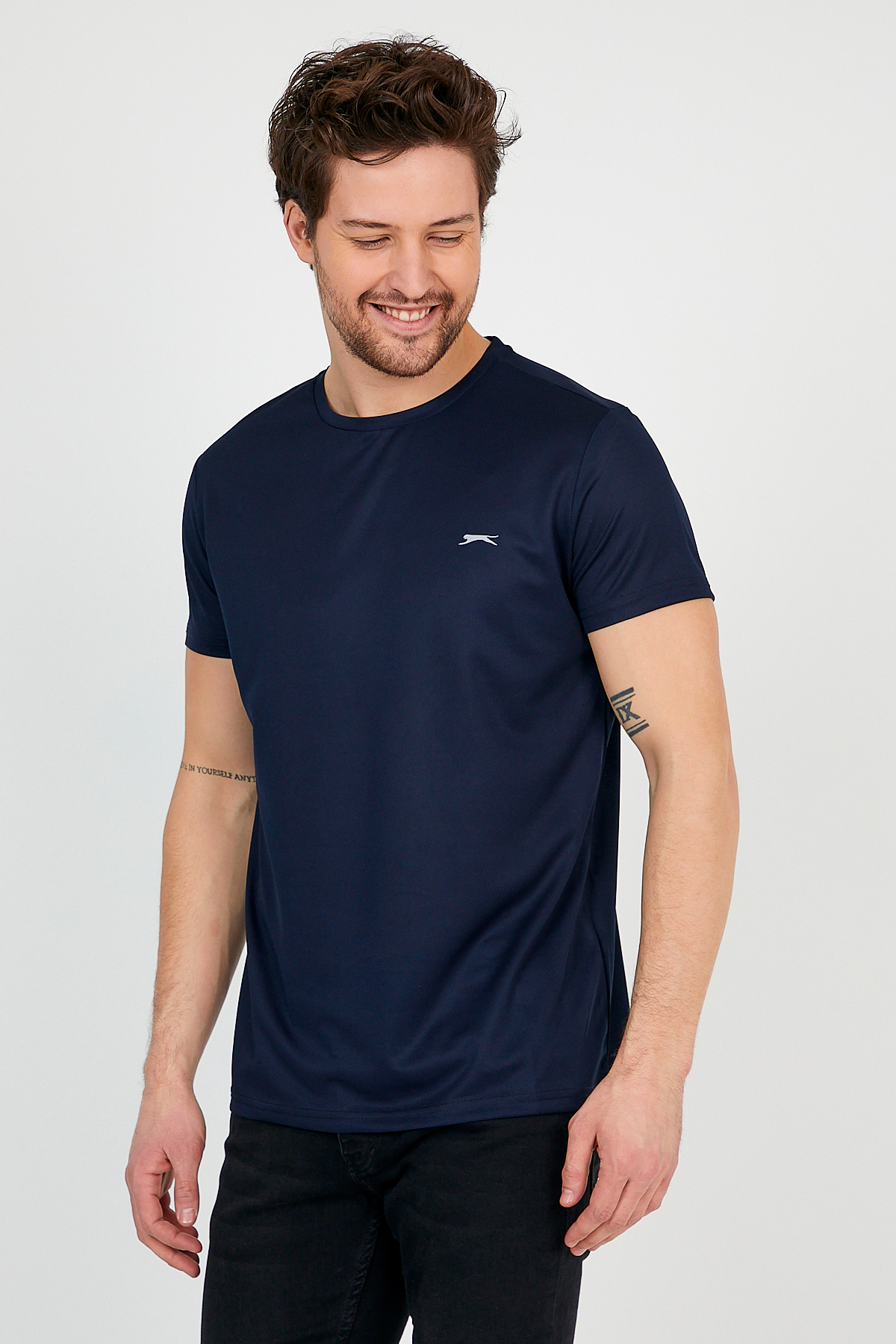 Slazenger REPUBLIC Erkek Tişört Lacivert