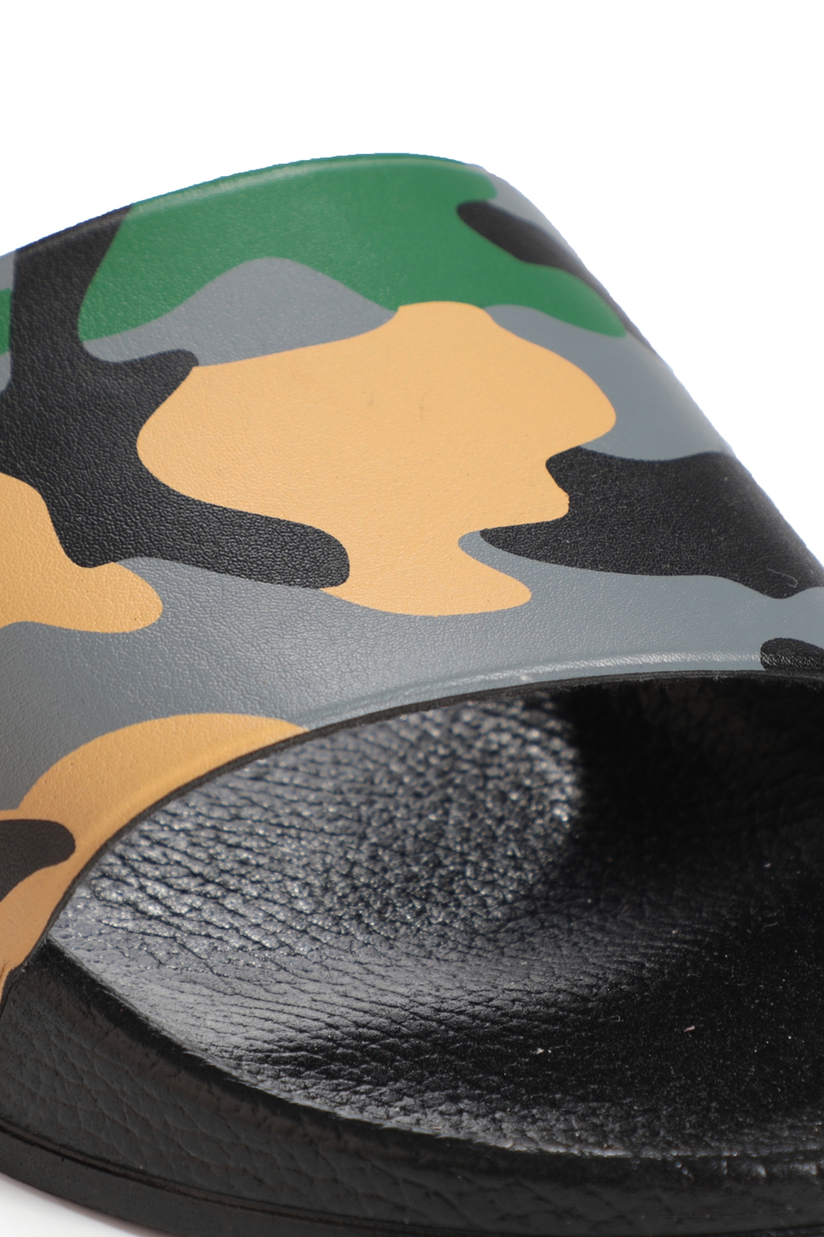 Slazenger FALLOW Erkek Terlik Siyah / Bej Kamuflaj - Görsel 5