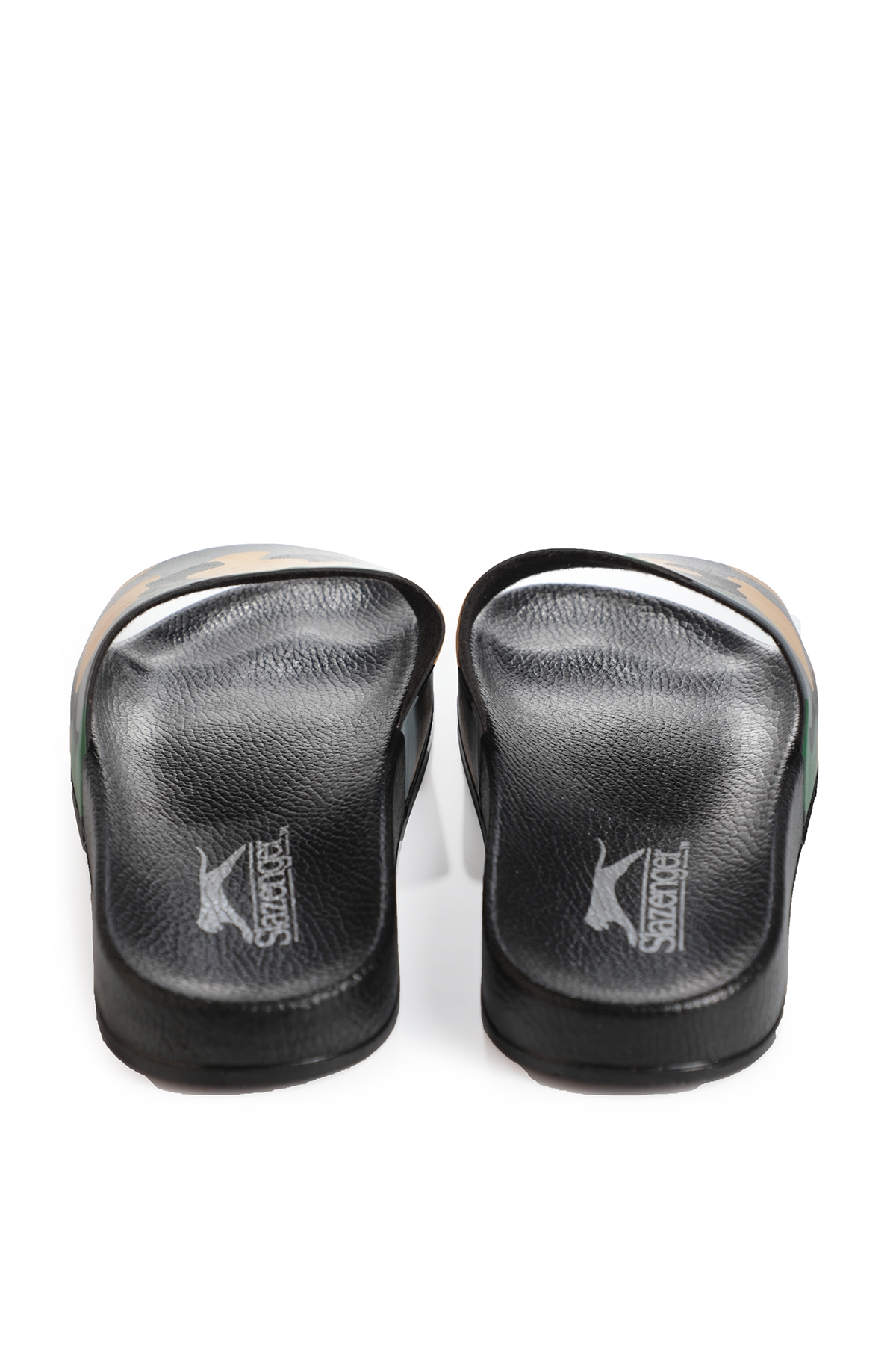 Slazenger FALLOW Erkek Terlik Siyah / Bej Kamuflaj - Görsel 7