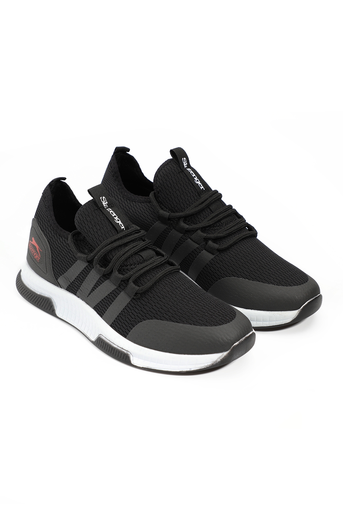 Slazenger TUESDAY I Erkek Sneaker Ayakkabı Siyah / Kırmızı - Görsel 4