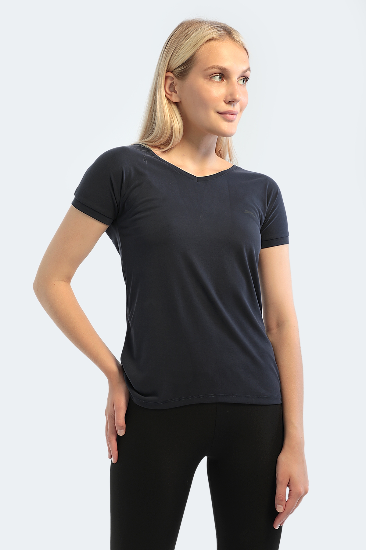 Slazenger PLAY Kadın Tişört Lacivert