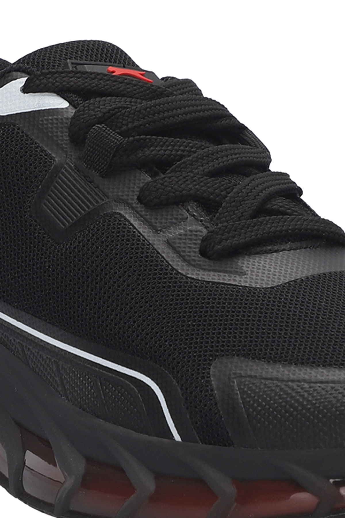 TURBO Erkek Sneaker Ayakkabı Siyah / Kırmızı - Görsel 5