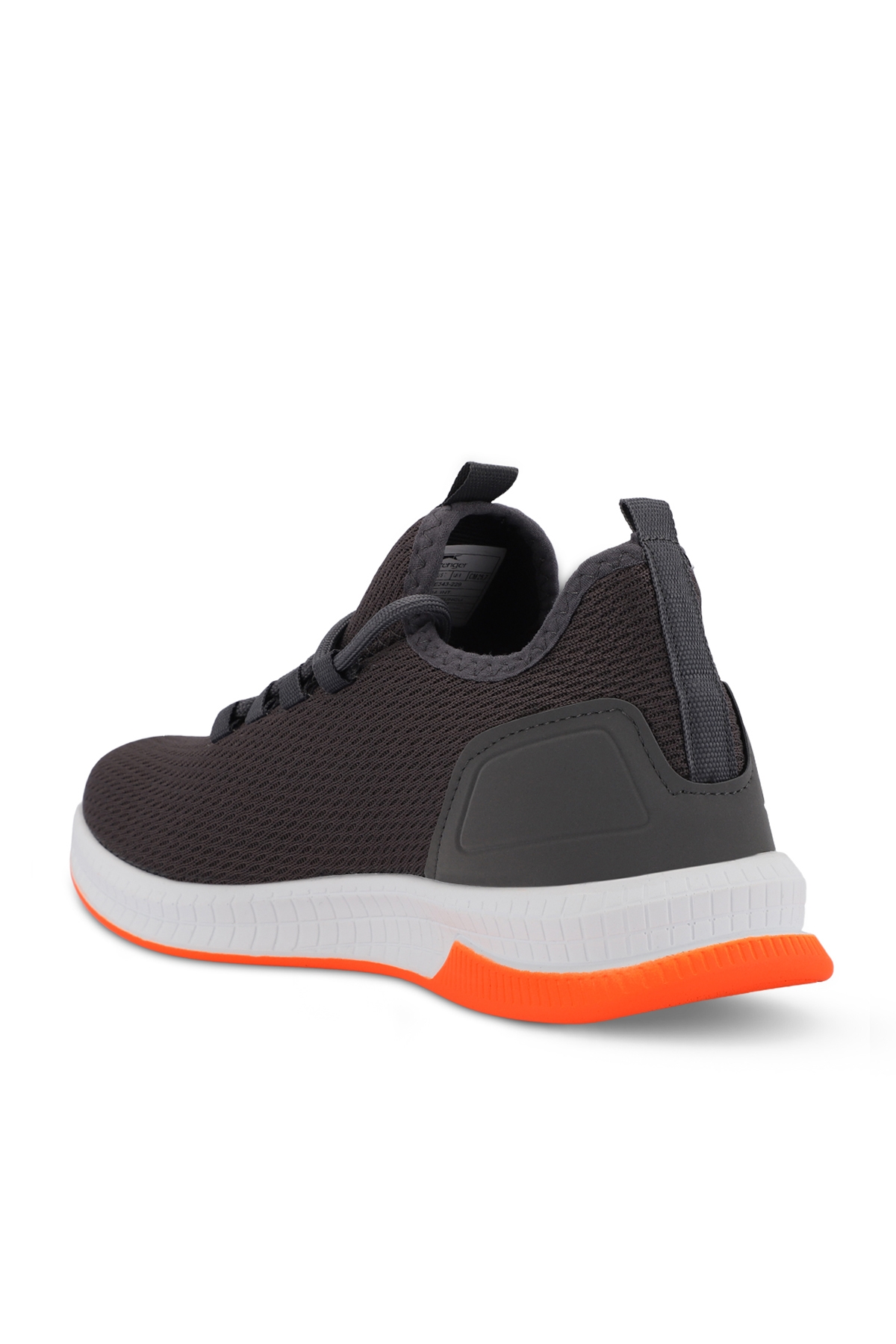 ABENA I Kadın Sneaker Ayakkabı Koyu Gri / Turuncu - Görsel 4