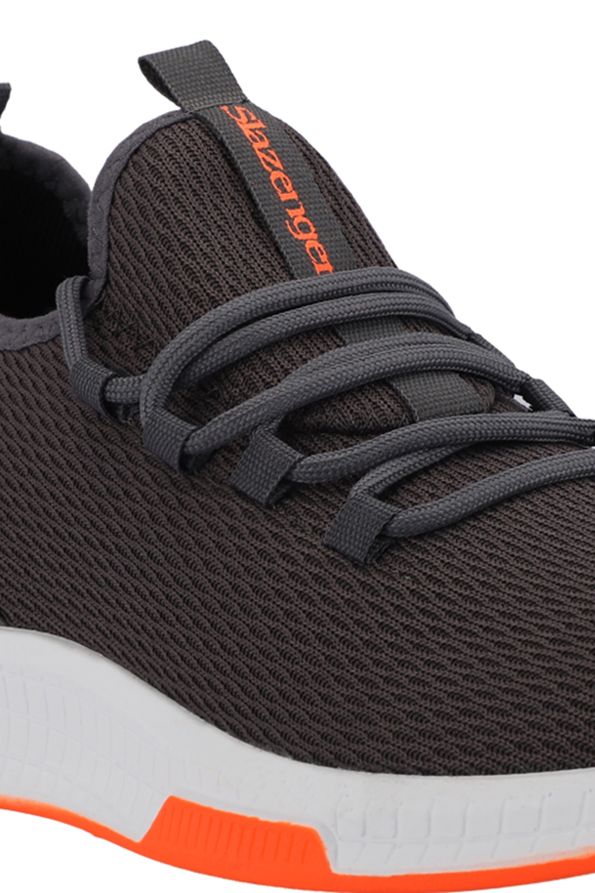 ABENA I Kadın Sneaker Ayakkabı Koyu Gri / Turuncu - Görsel 5