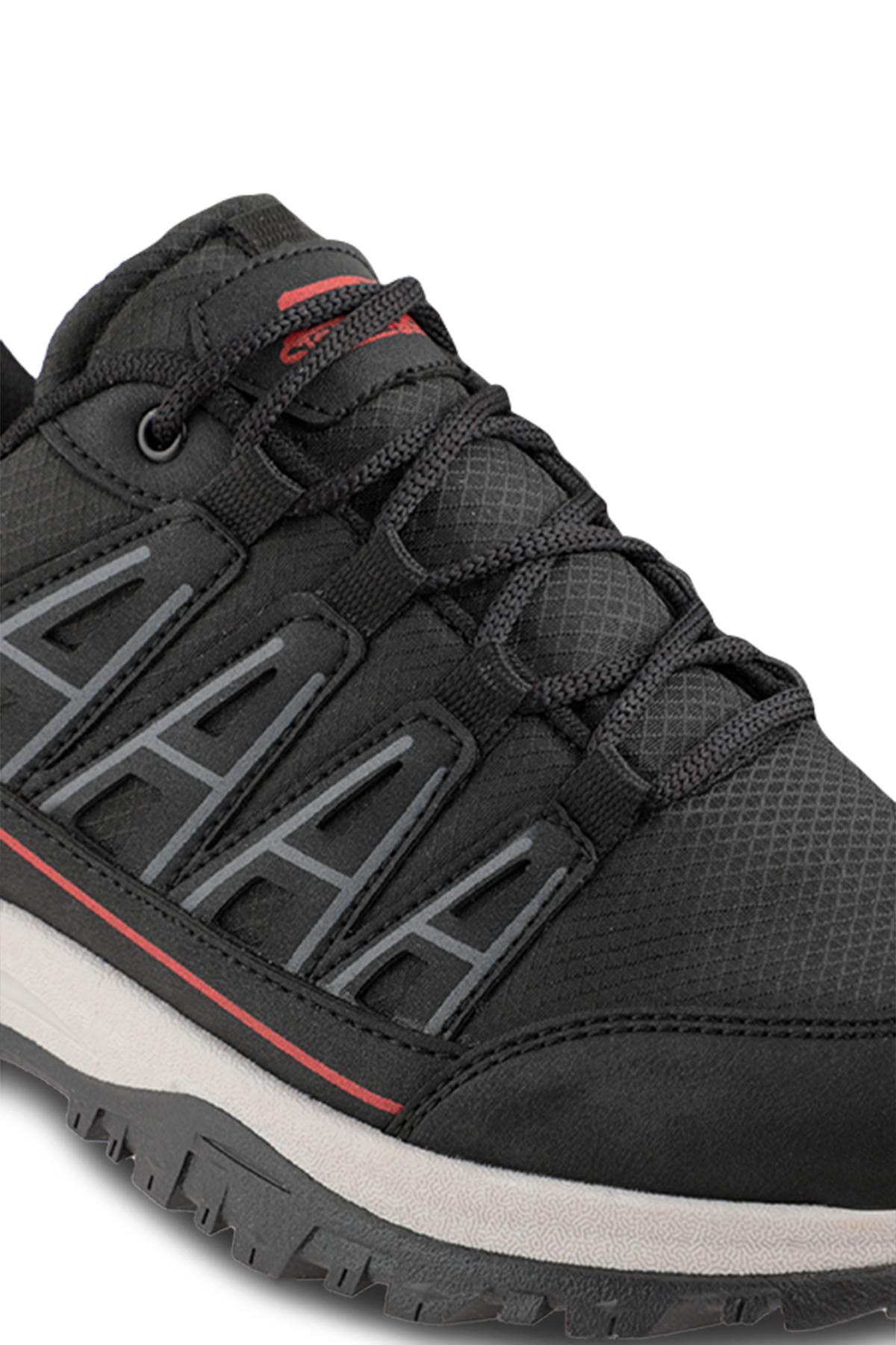 KIERA I Kadın Sneaker Ayakkabı Siyah / Kırmızı - Görsel 5