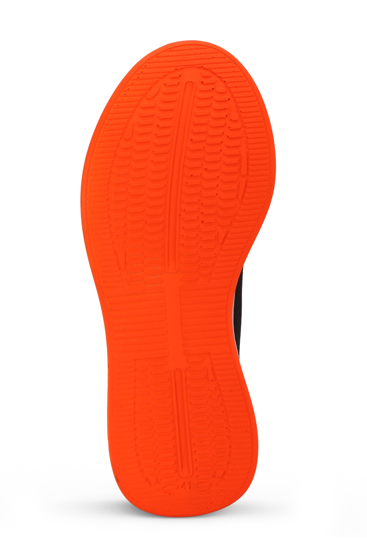 ABENA I Erkek Sneaker Ayakkabı Koyu Gri / Turuncu - Görsel 8