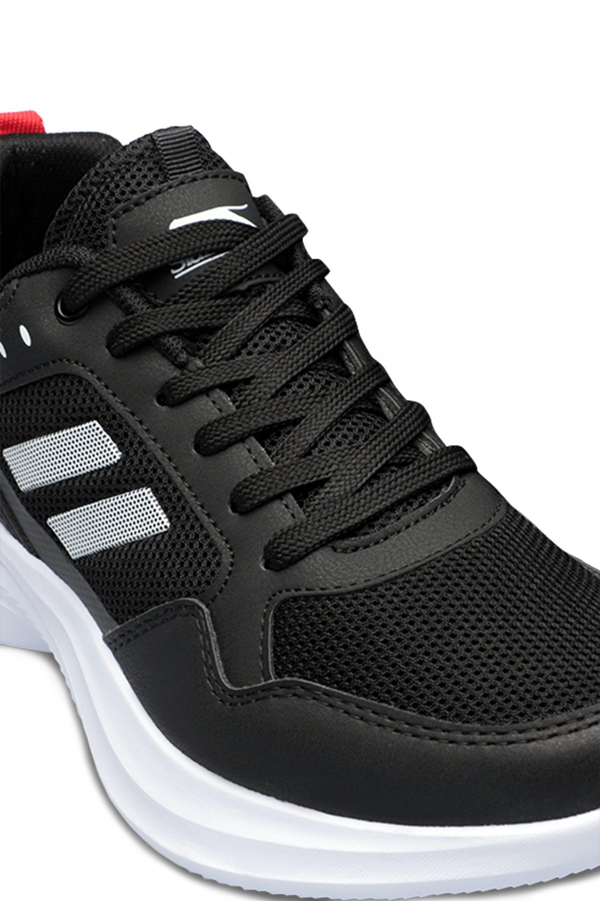 ZAYN Erkek Sneaker Ayakkabı Siyah / Beyaz / Kırmızı - Görsel 5