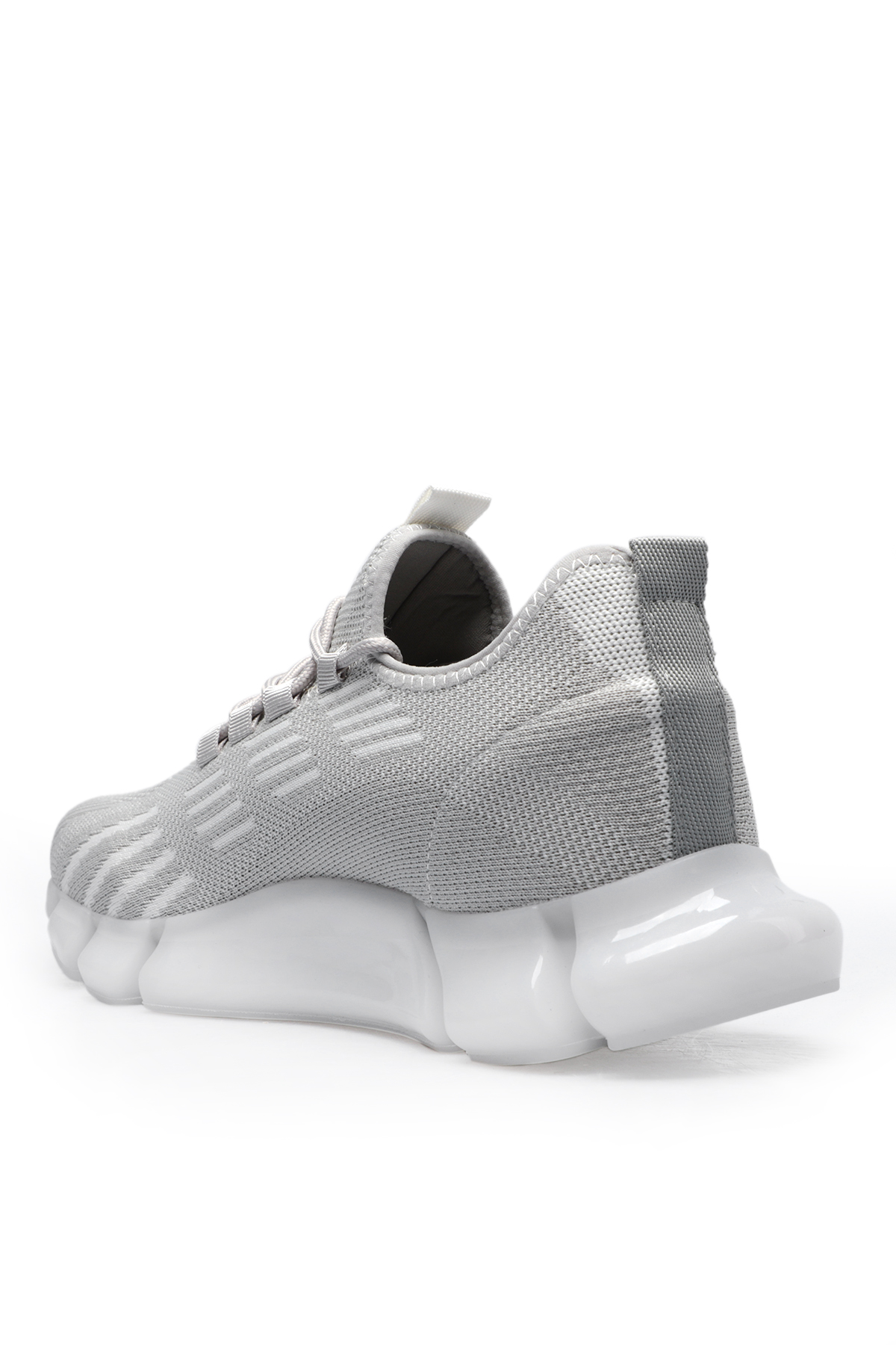 ZANDER Erkek Sneaker Ayakkabı Gri / Beyaz - Görsel 4