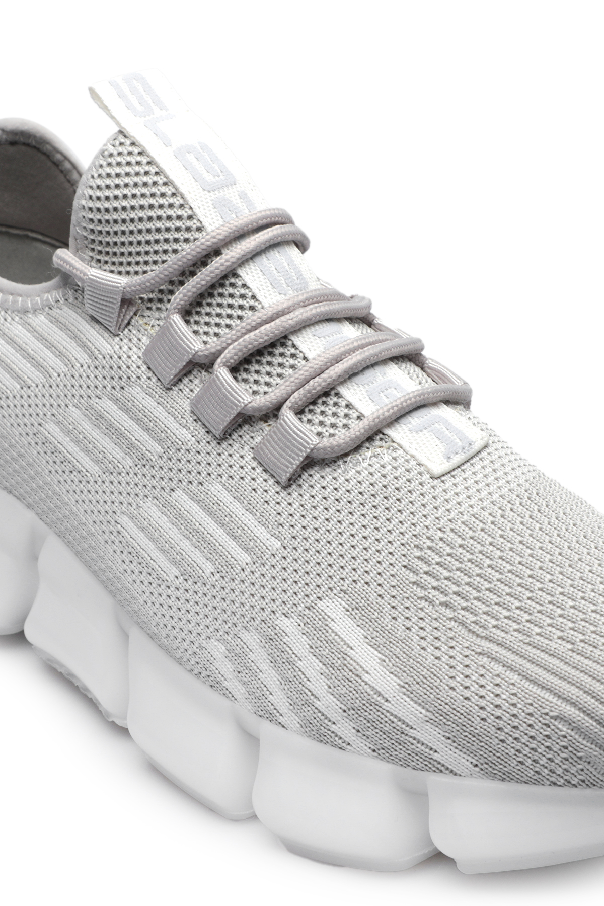 ZANDER Erkek Sneaker Ayakkabı Gri / Beyaz - Görsel 5