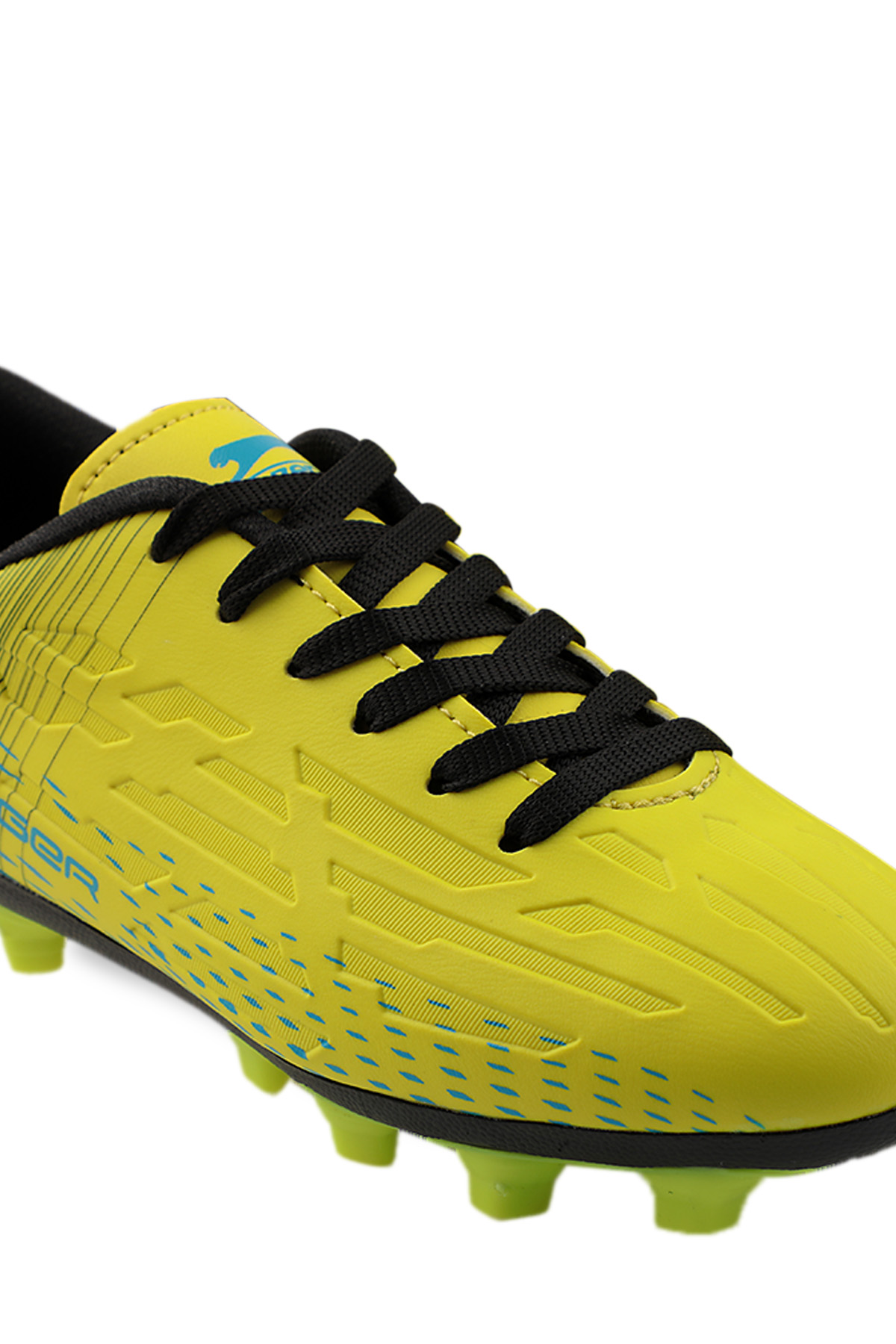 SCORE I KR Erkek Futbol Ayakkabı Neon Sarı / Siyah - Görsel 5