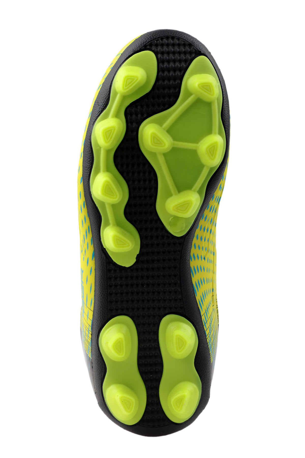 SCORE I KR Erkek Futbol Ayakkabı Neon Sarı / Siyah - Görsel 8