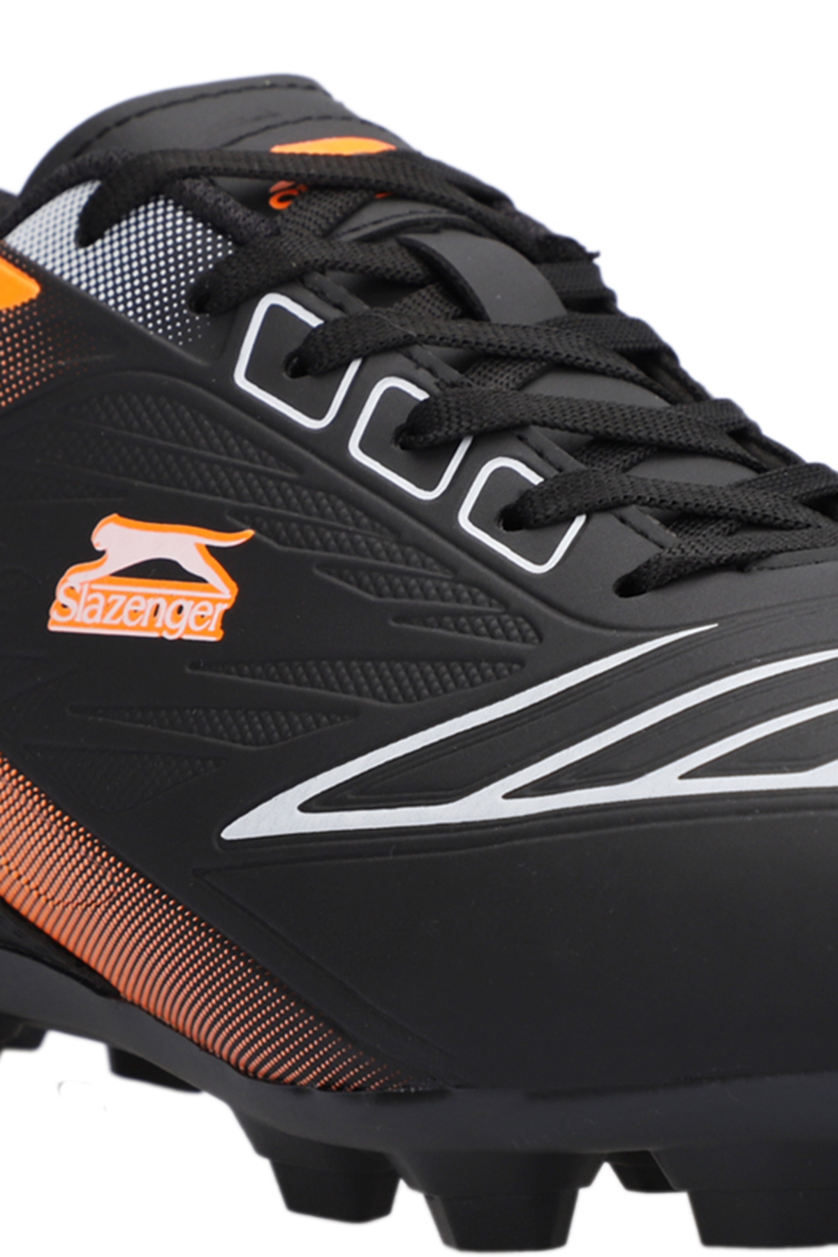 DANGER I KR Erkek Futbol Ayakkabı Siyah / Turuncu - Görsel 5