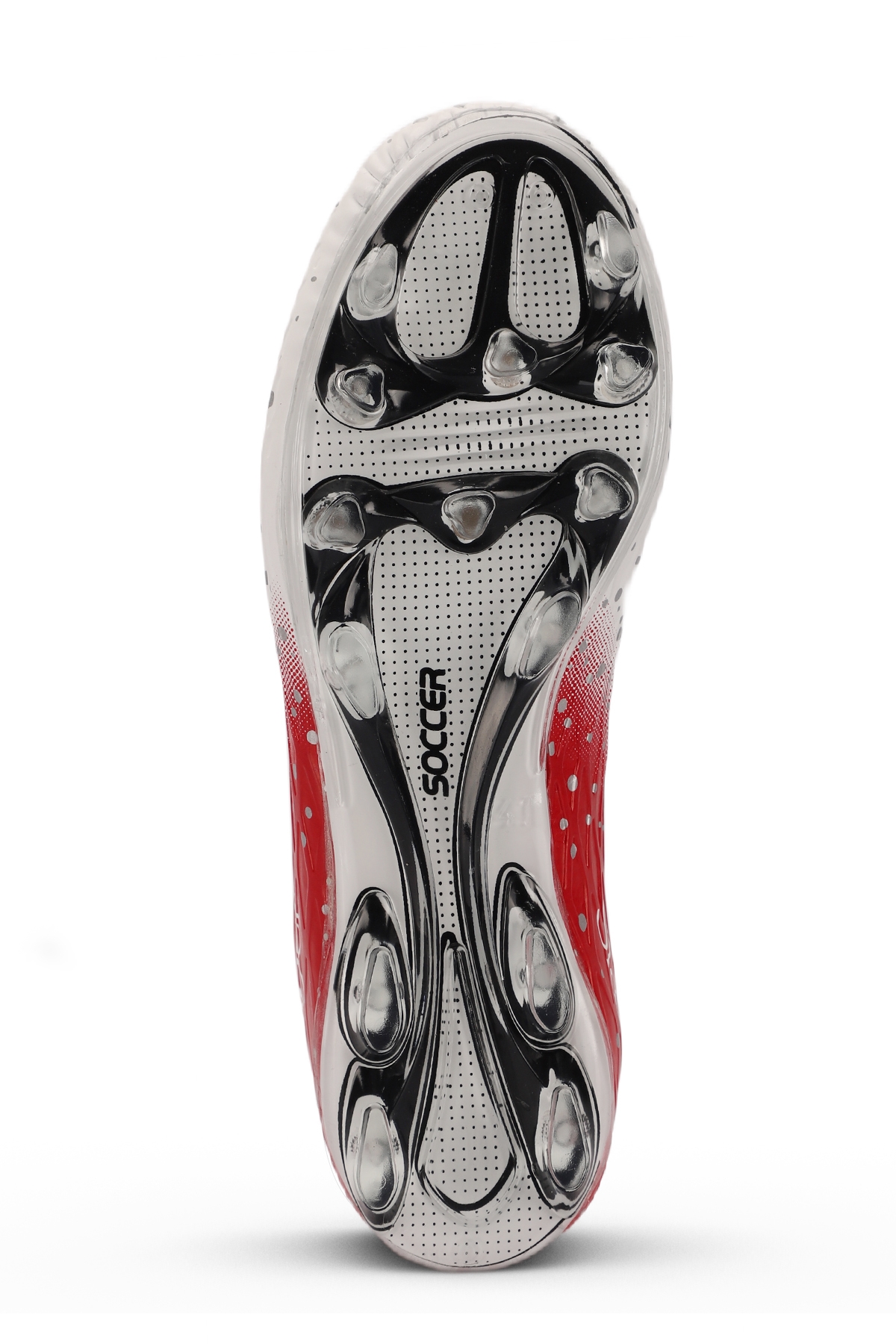 HANIA Erkek Futbol Ayakkabı Beyaz / Kırmızı - Görsel 8