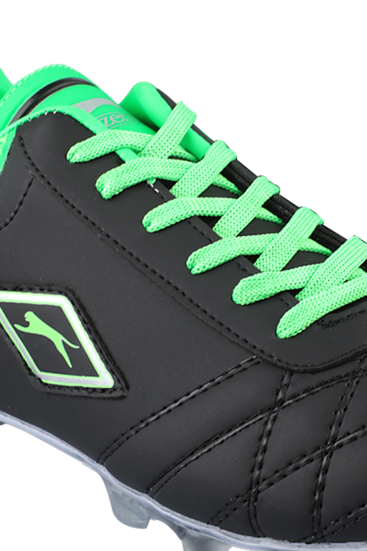 HUGO KR Erkek Çocuk Futbol Ayakkabı Siyah / Yeşil - Görsel 5