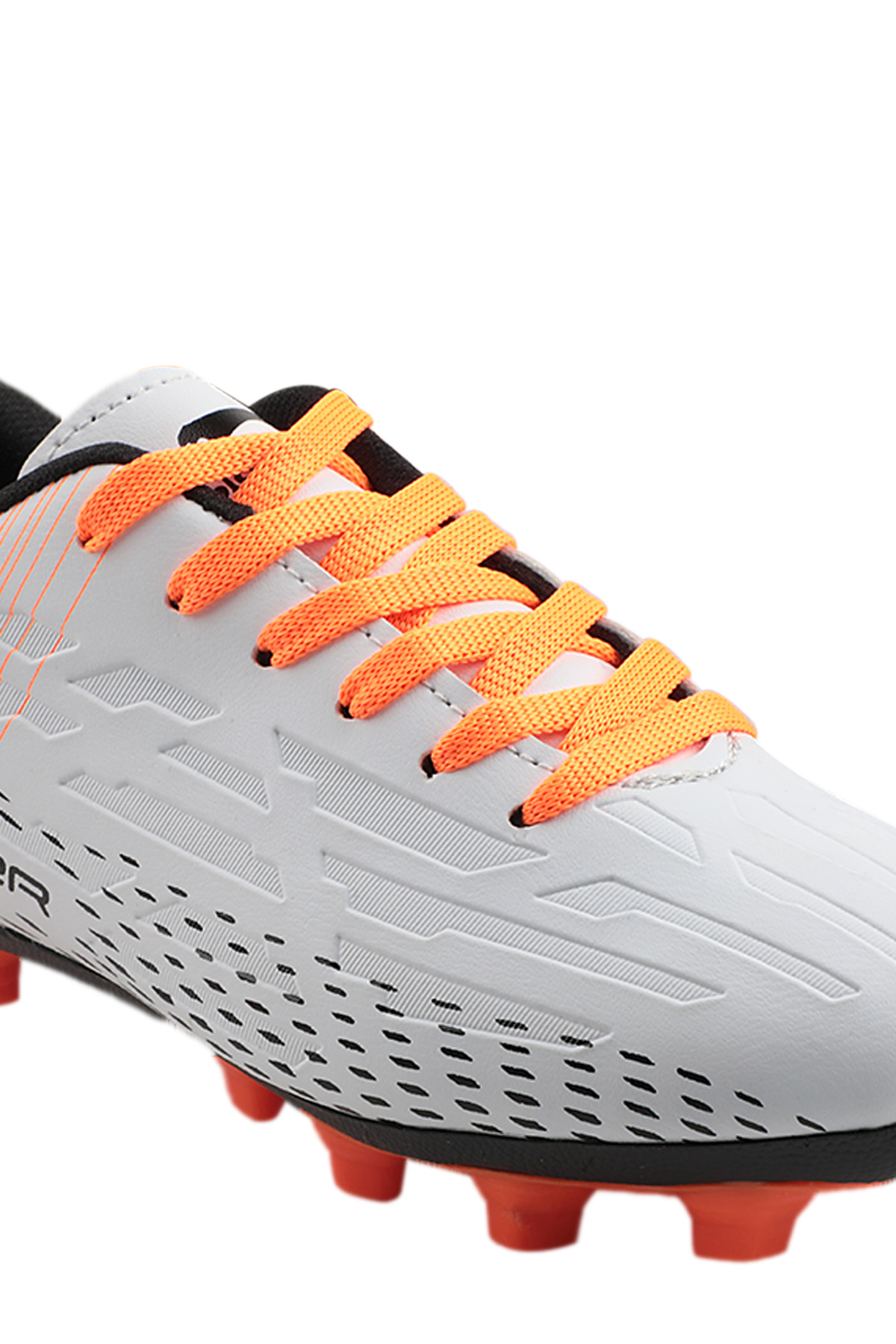 SCORE I KR Erkek Futbol Ayakkabı Beyaz / Turuncu - Görsel 5
