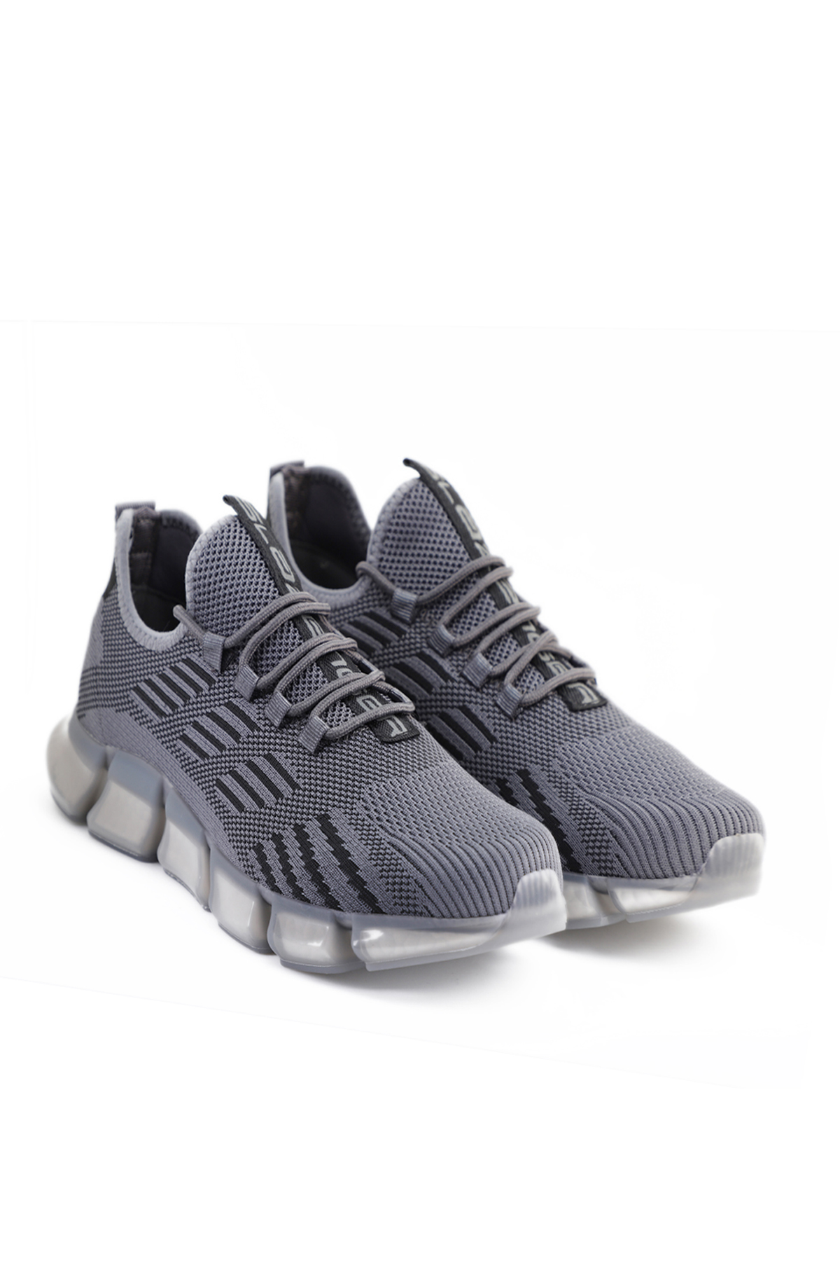 ZANDER Erkek Sneaker Ayakkabı Koyu Gri / Siyah - Görsel 3