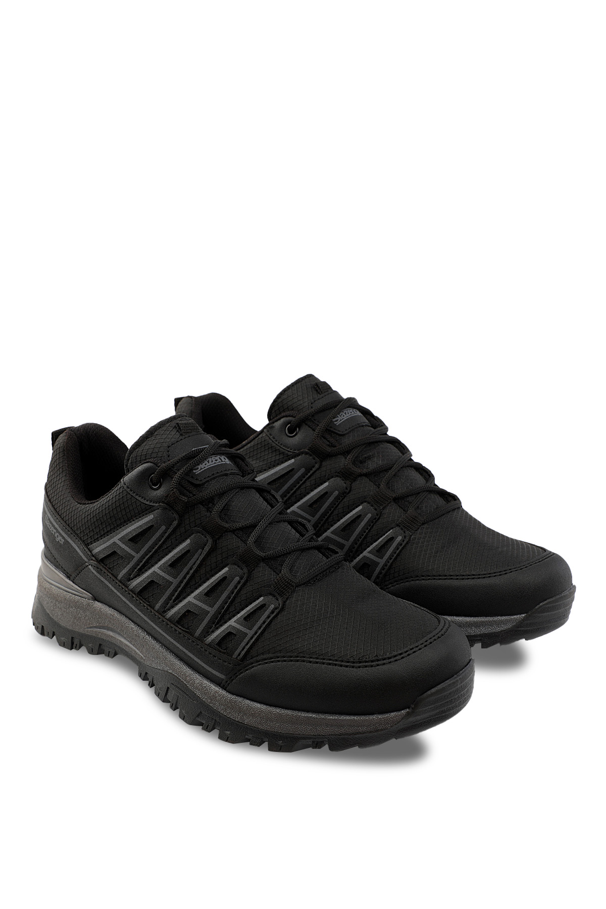 KIERA I Kadın Sneaker Ayakkabı Siyah / Koyu Gri - Görsel 3