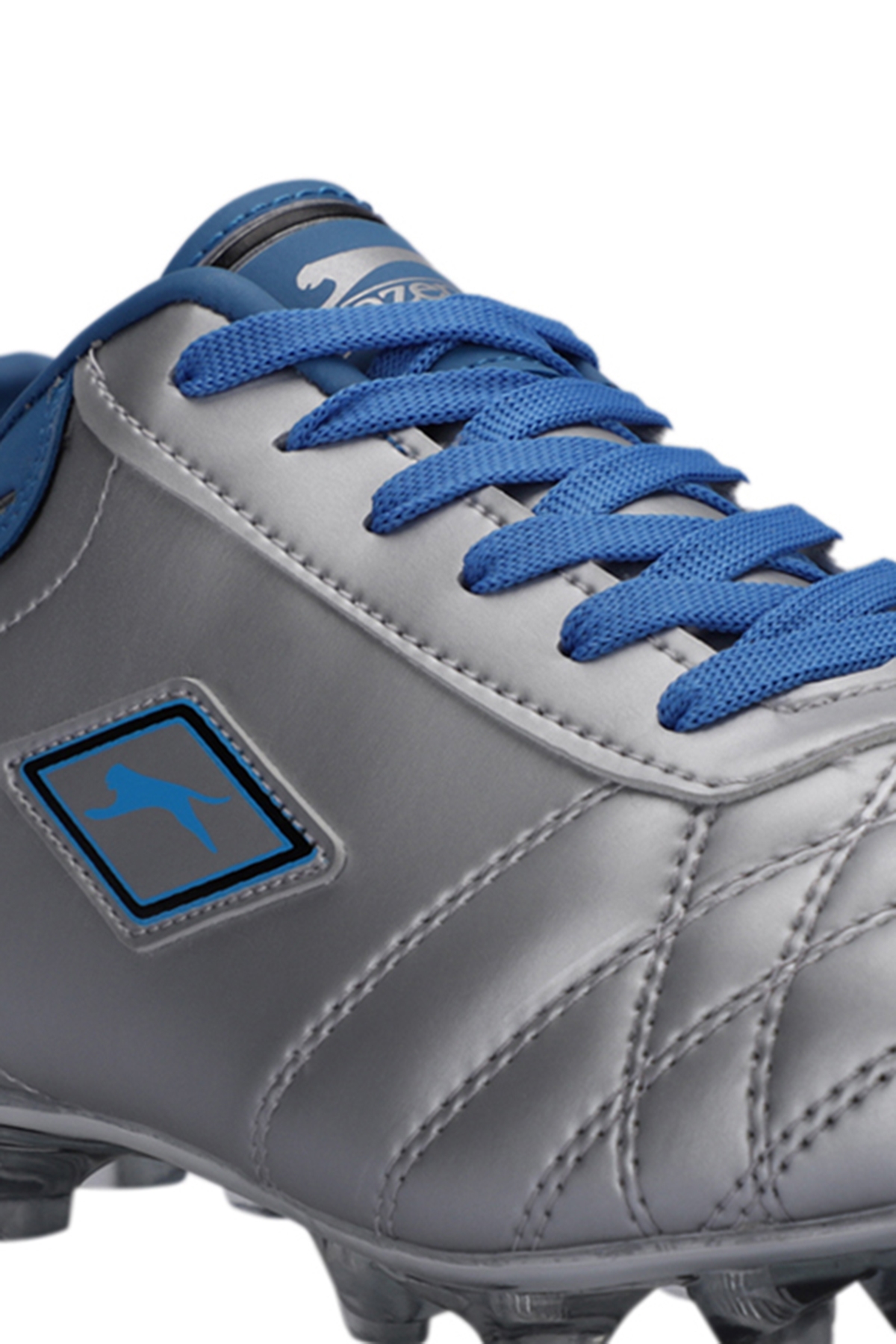HUGO KR Erkek Çocuk Futbol Ayakkabı Gri / Mavi - Görsel 5