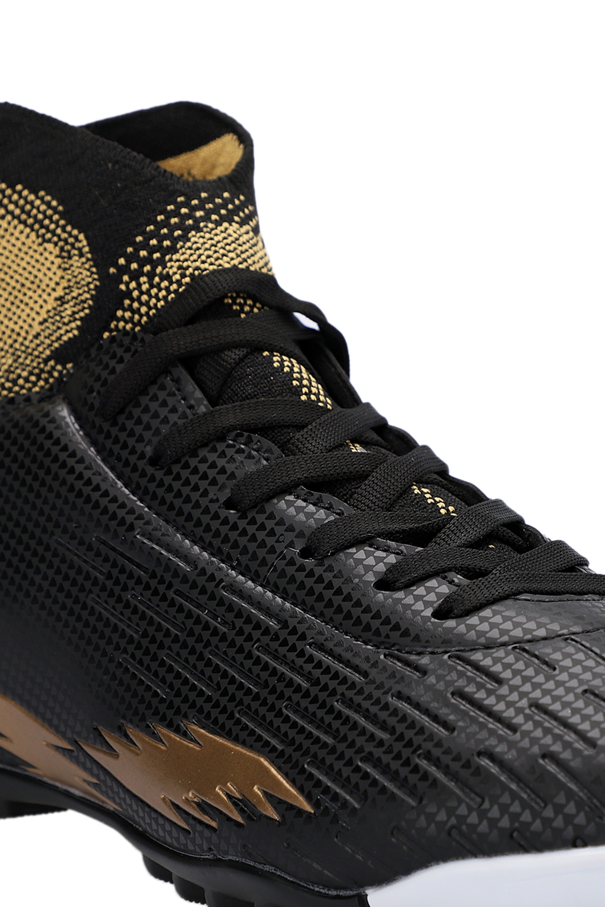 HADAS KRP Erkek Çocuk Futbol Ayakkabı Siyah / Sarı - Görsel 5