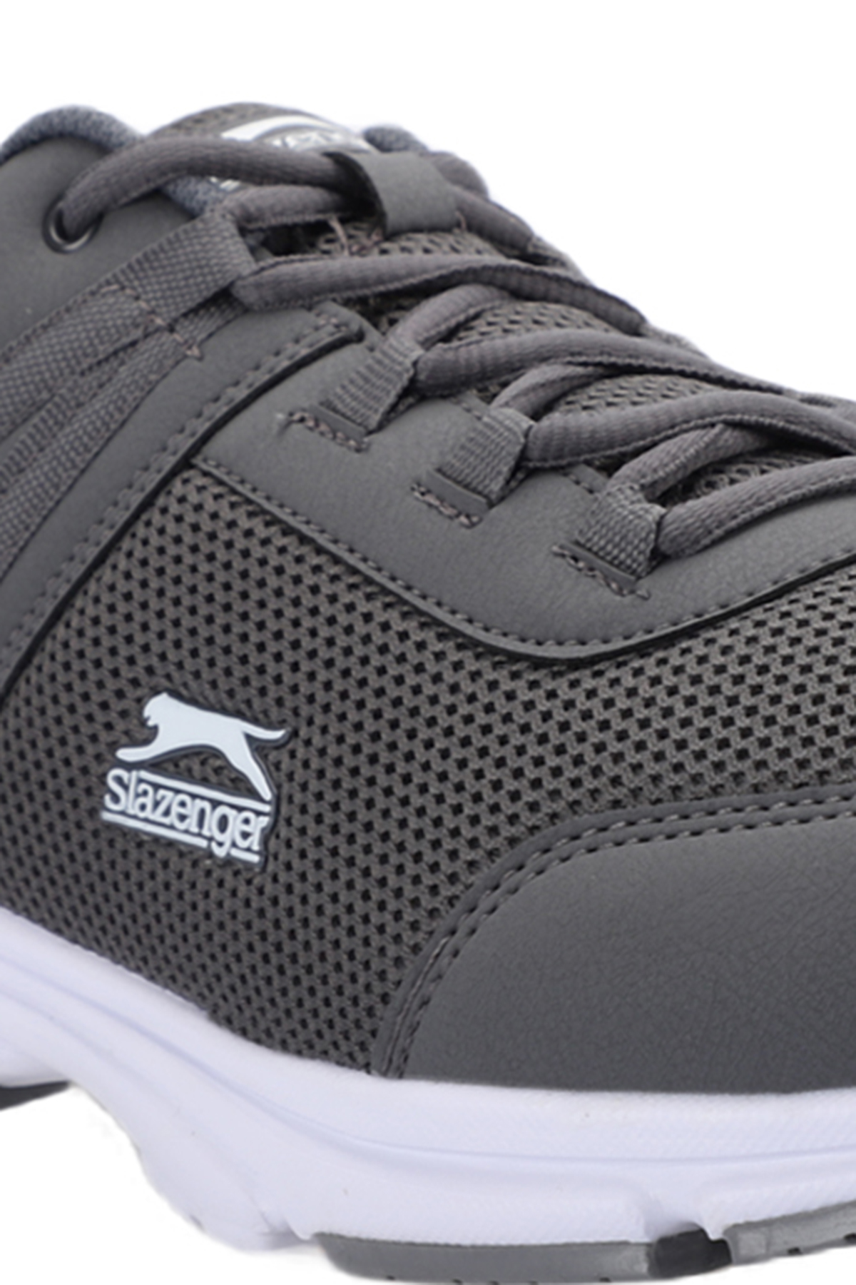 PLANE Büyük Beden Erkek Sneaker Ayakkabı Koyu Gri / Beyaz - Görsel 5