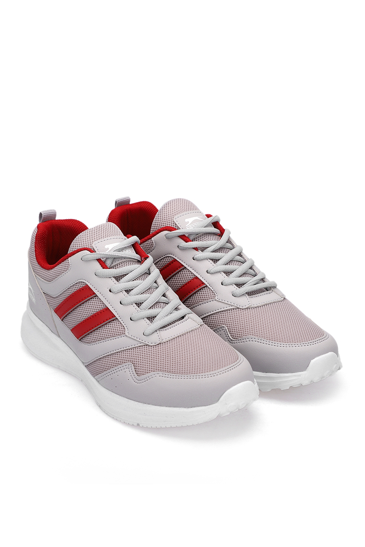 OMIROS I Erkek Sneaker Ayakkabı Gri / Kırmızı - Görsel 3